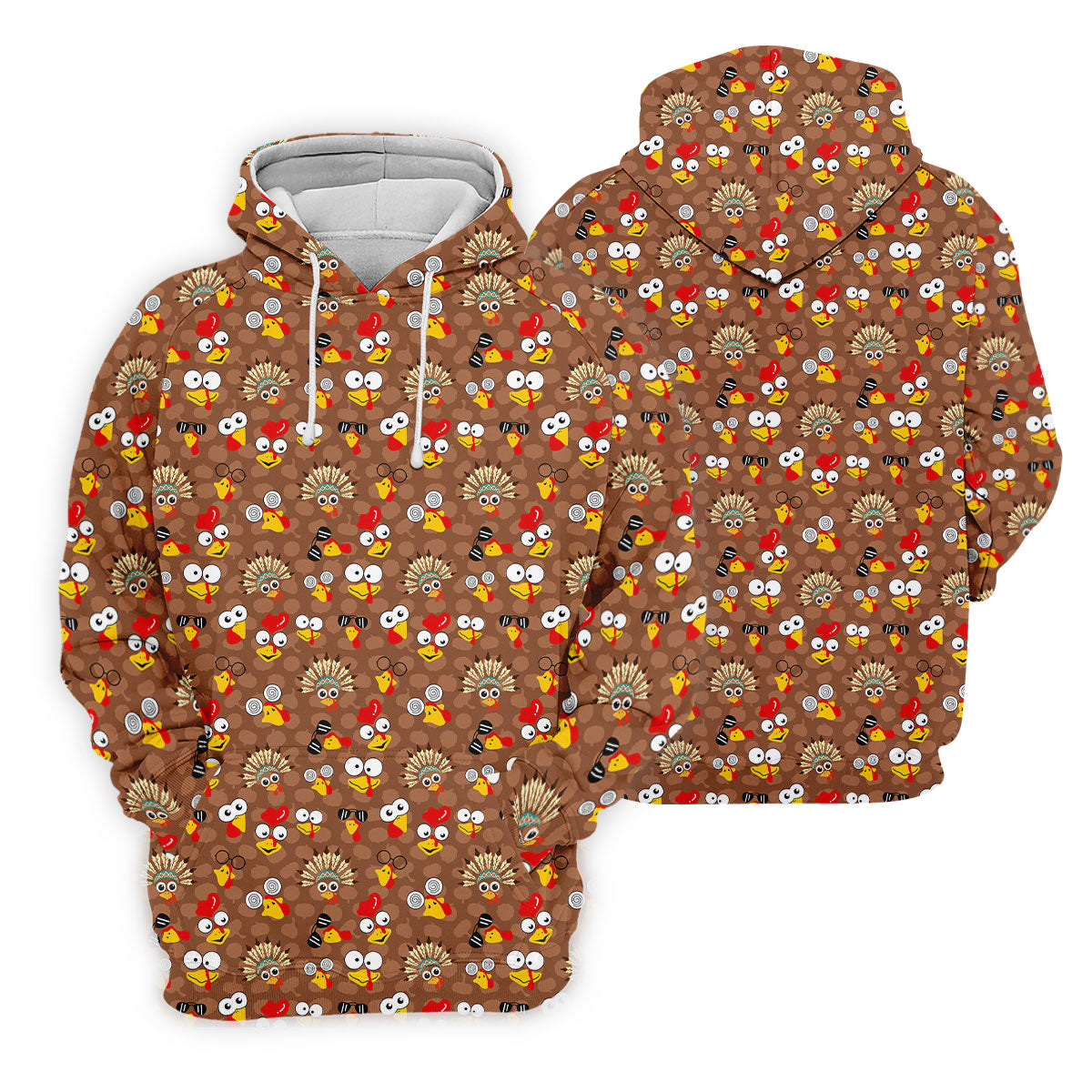 Turkey Thanksgiving Brown Golf Shirt, Fun Women's Golf Shirts, Ladies Golf Shirts, Cool Golf Gift