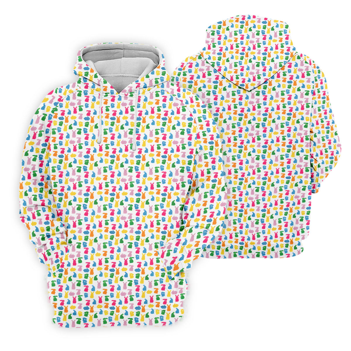 Bunny Hops Seamless Pattern Easter Golf Shirt, Women Golf Top, Fun Women's Golf Shirts, Ladies Golf Shirts