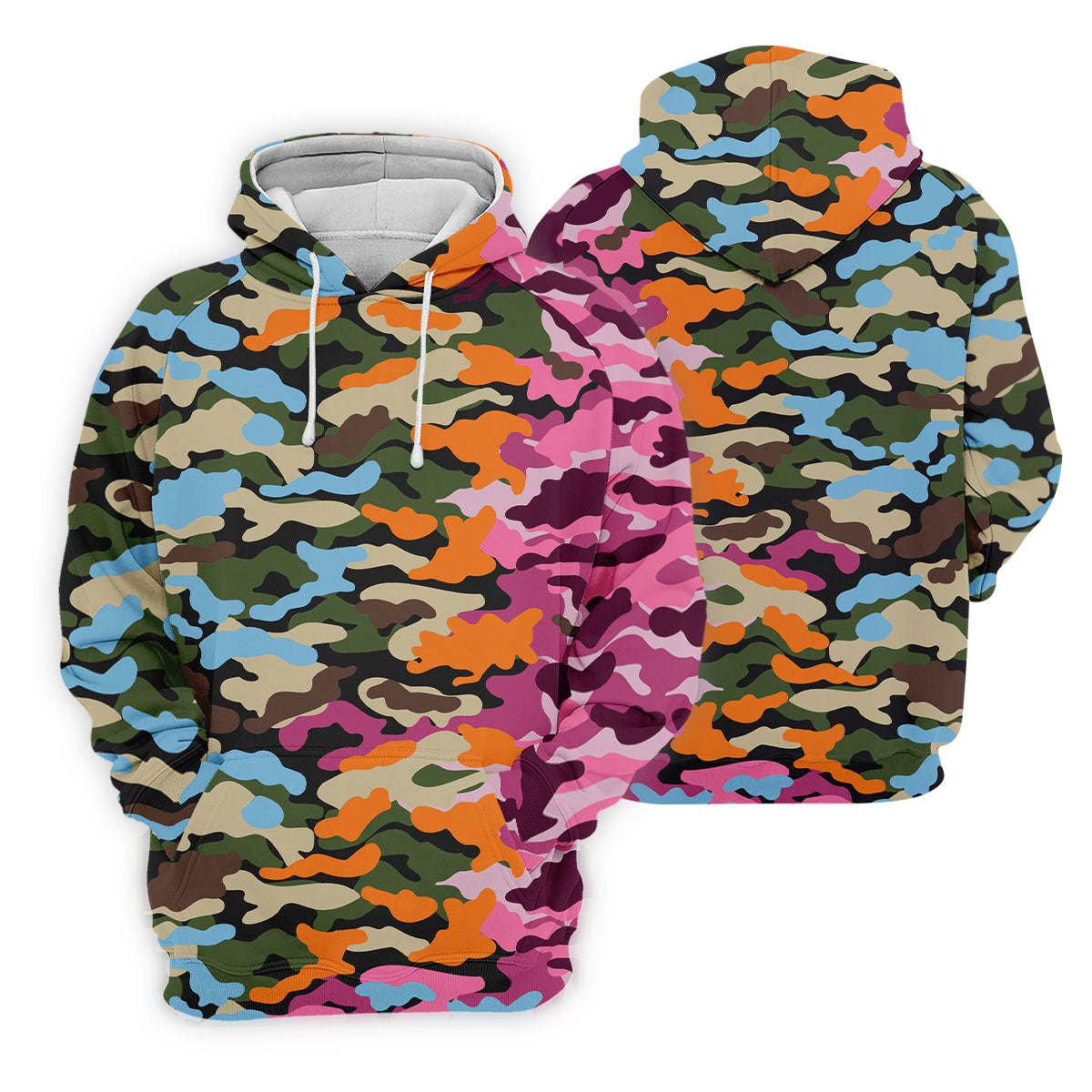 Rainbow Camouflage Ladies Golf Tops, Cool Golf Outfit, Golf Shirt For Women, Ladies Golf Polos