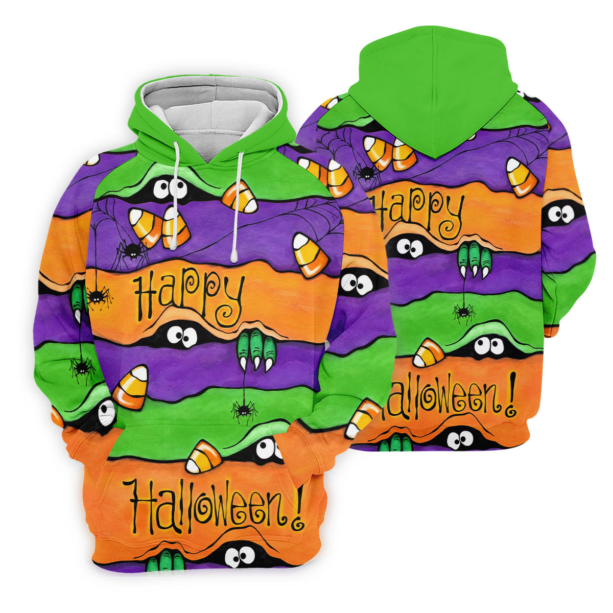 Happy Halloween Candy Monster Horror Character Polo Shirt, Golf Shirt, Women's Golf Polo