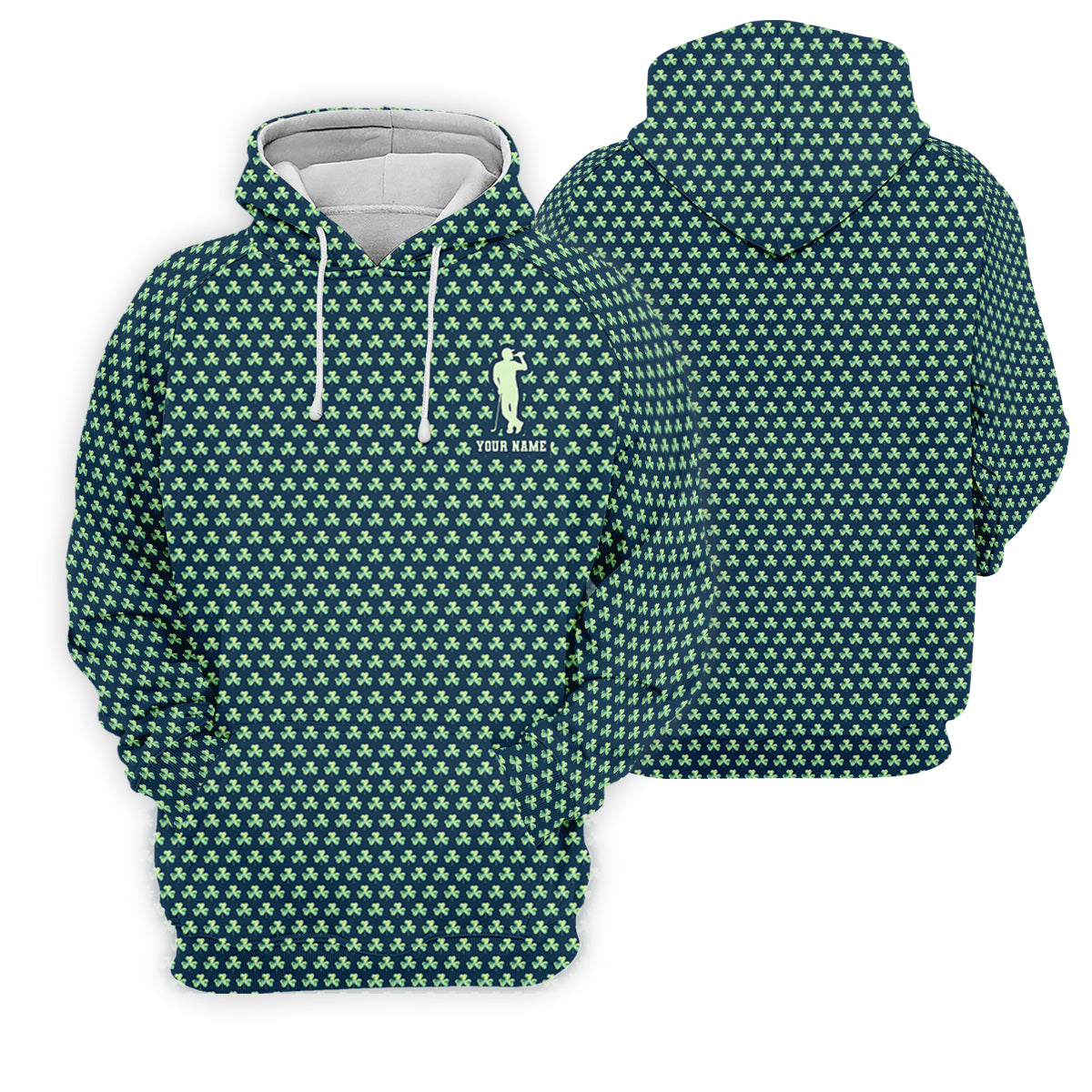 St Patrick's Day Shamrock Golf And Beer Green Golf Shirt, Women's Golf Tops, Ladies Golf Polos