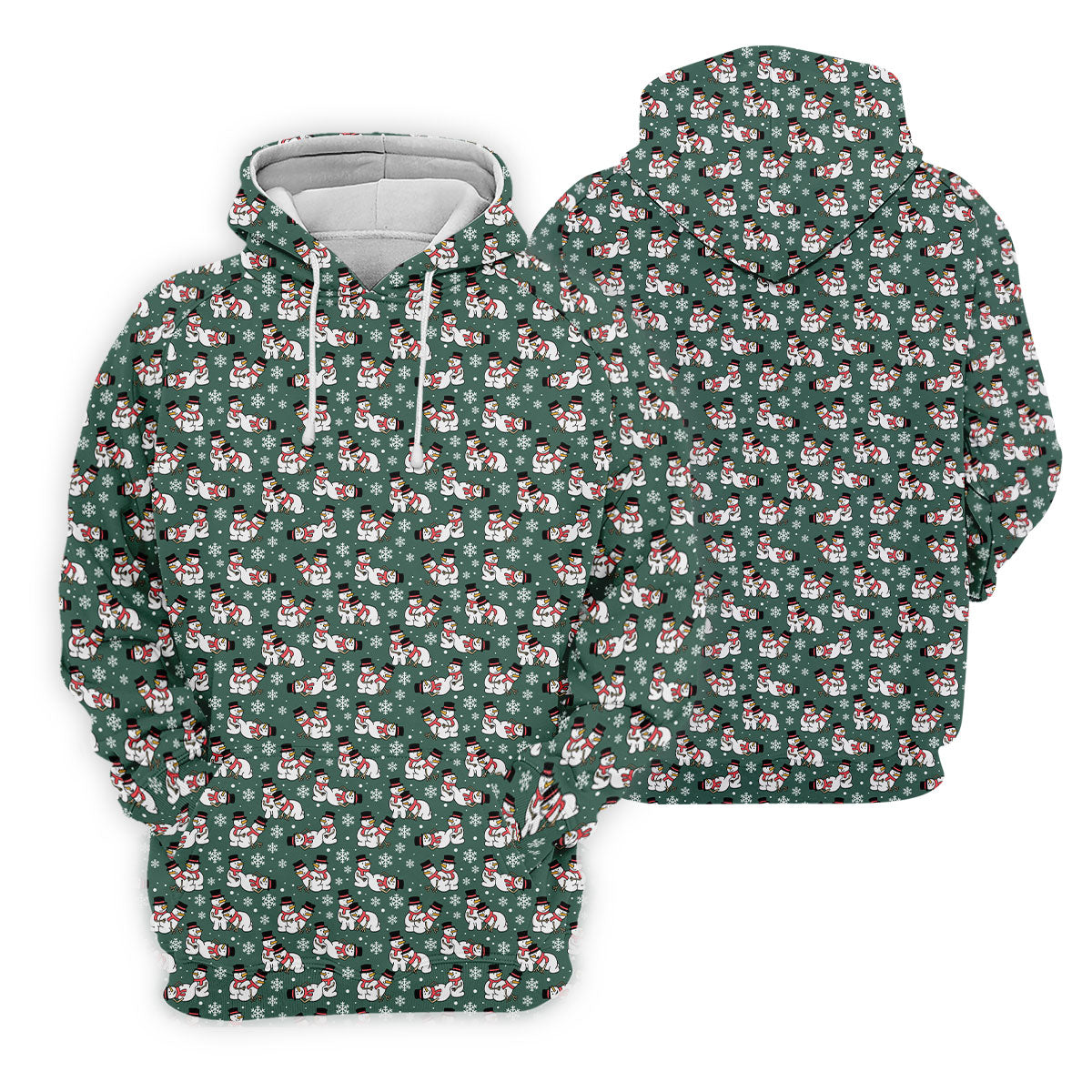 Naughty Snowman Green Golf Shirt, Christmas Golf Shirt, Fun Golf Shirts For Men, Polo Shirts For Men