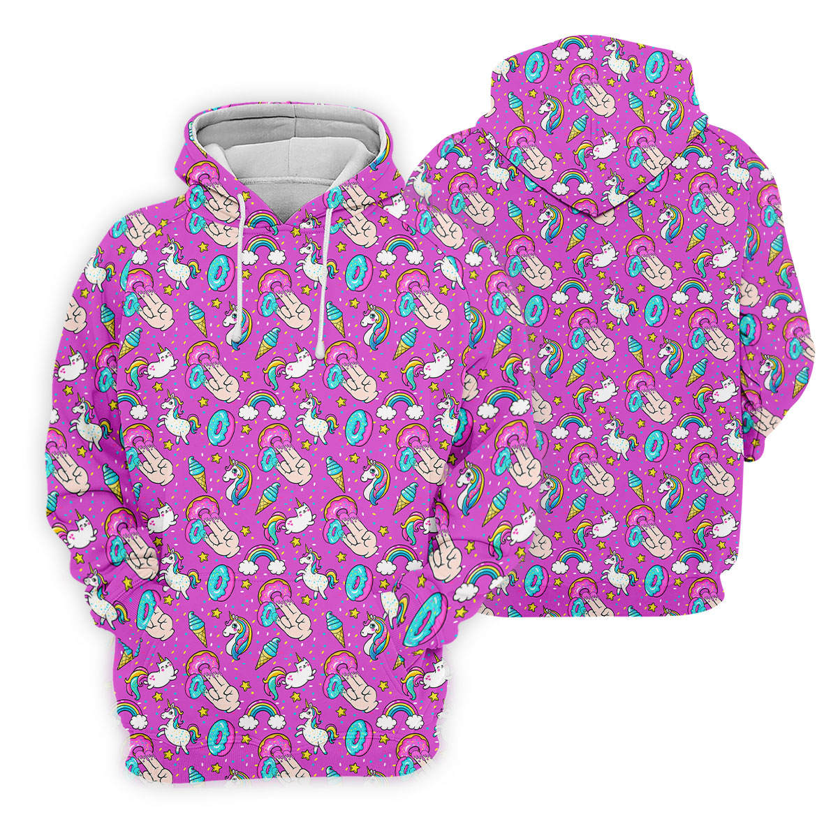 Funny Donut Fingers Pink Adult Humor Women Golf Shirts, Ladies Golf Shirt, Valentines Golf Gift