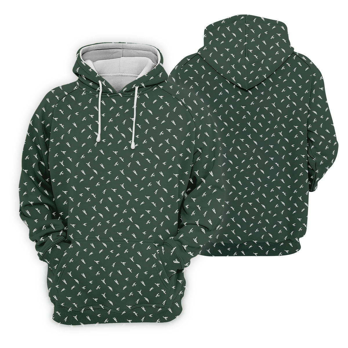Naughty Position Dark Green Fun Women's Golf Shirts, Valentines Golf Gift, Ladies Golf Polos