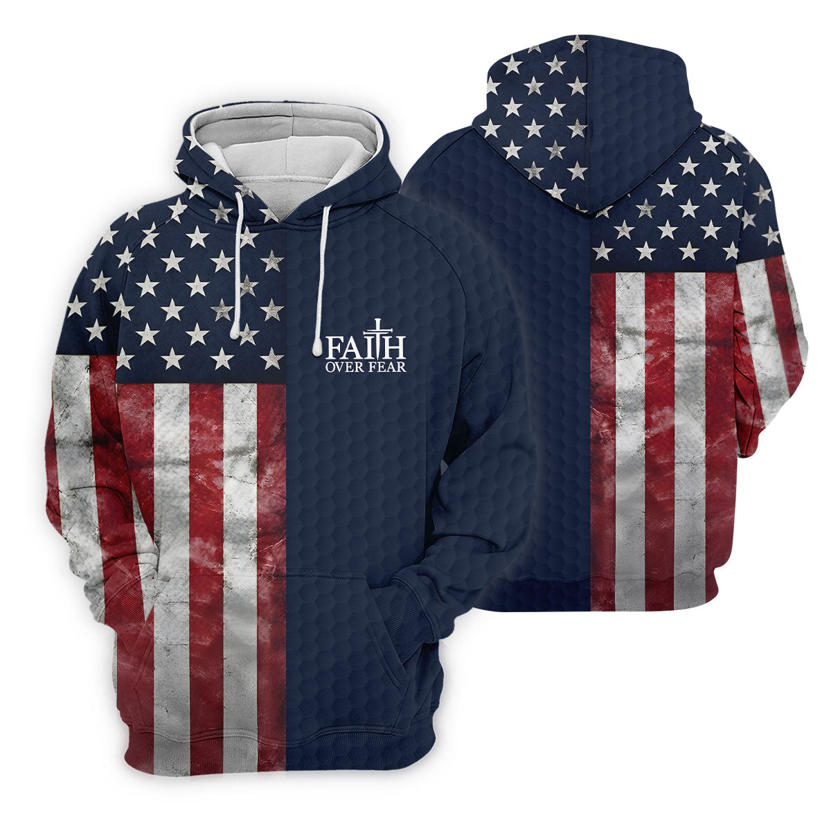 Faith Over Fear Patriotic Golf Shirt, 4th Of July Golf Shirt, 250 Celebration Golf Shirt For Women