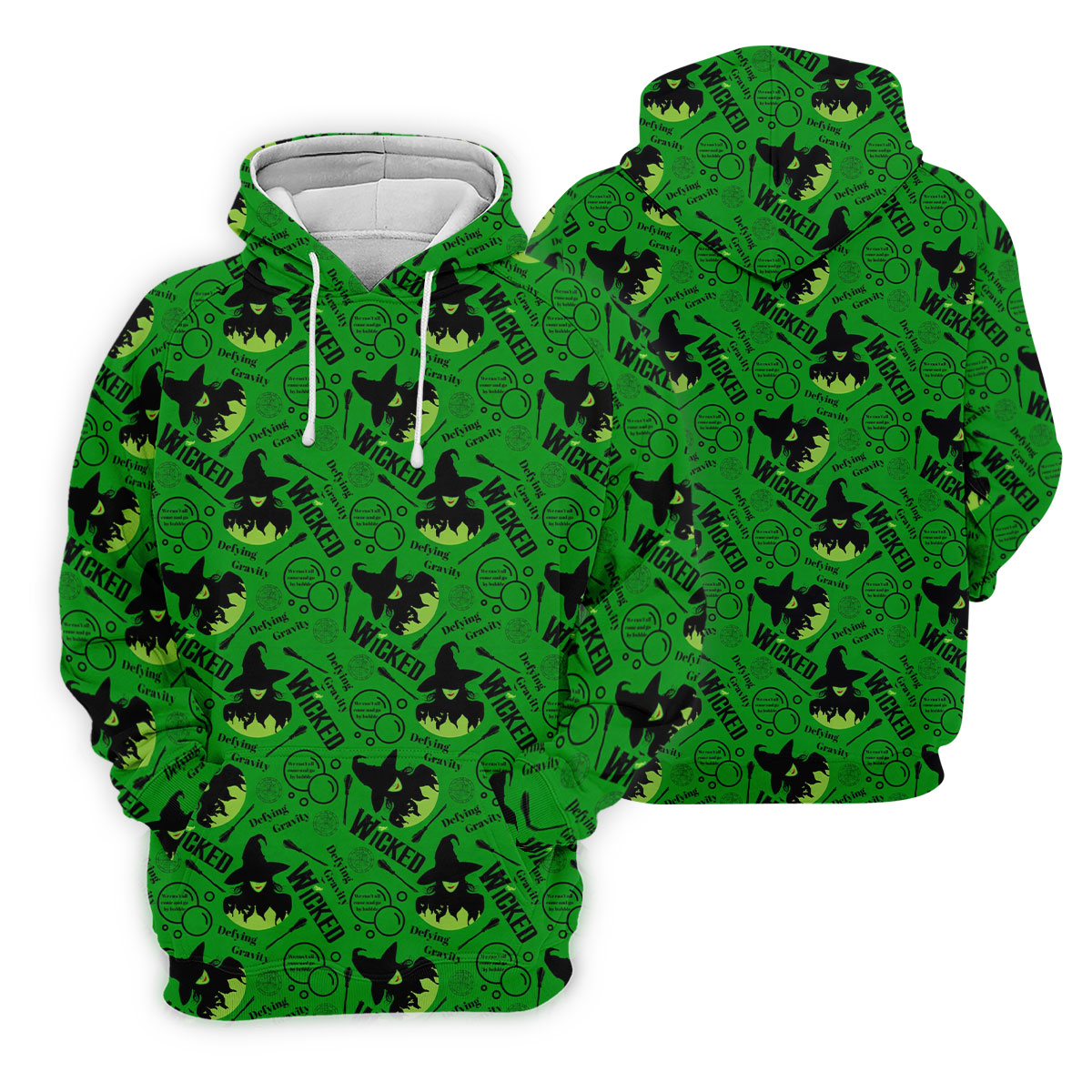 Green Witch Bubble Pattern Halloween Polo Shirt, Polo Shirts For Men, Men's Golf Shirt
