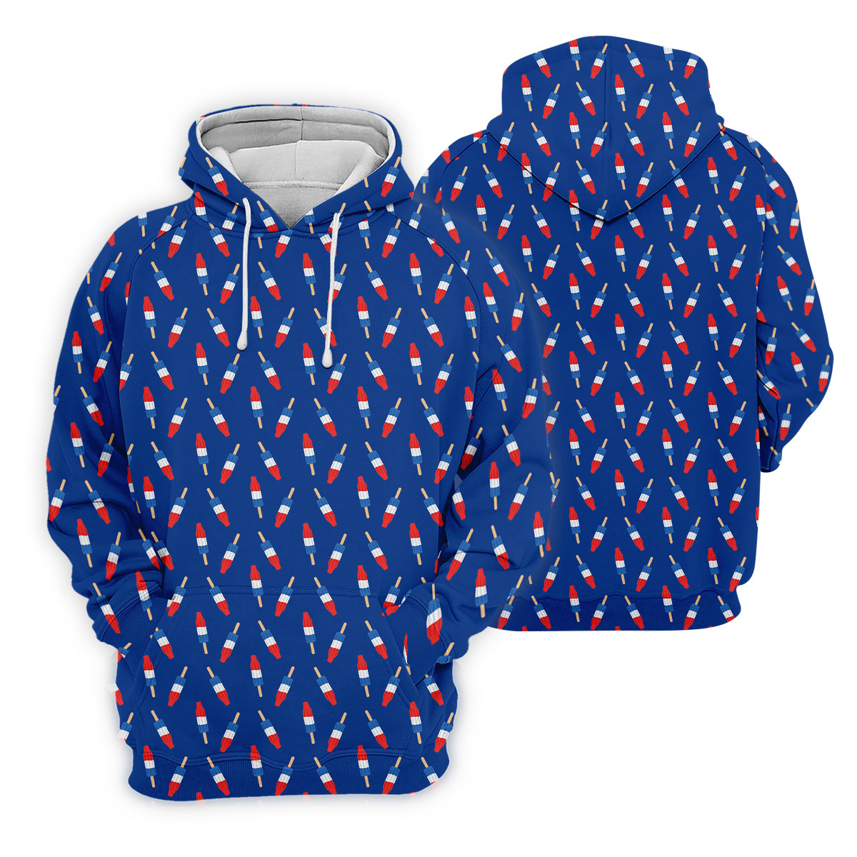 Red White Blue Patriotic Popsicles 4th Of July Golf Shirt, 250th Anniversary Golf Shirt For Women