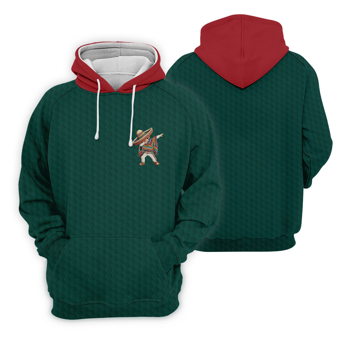 Cinco De Mayo Celebration Golf Ball Pattern Green Golf Shirt, Golf Shirt For Women
