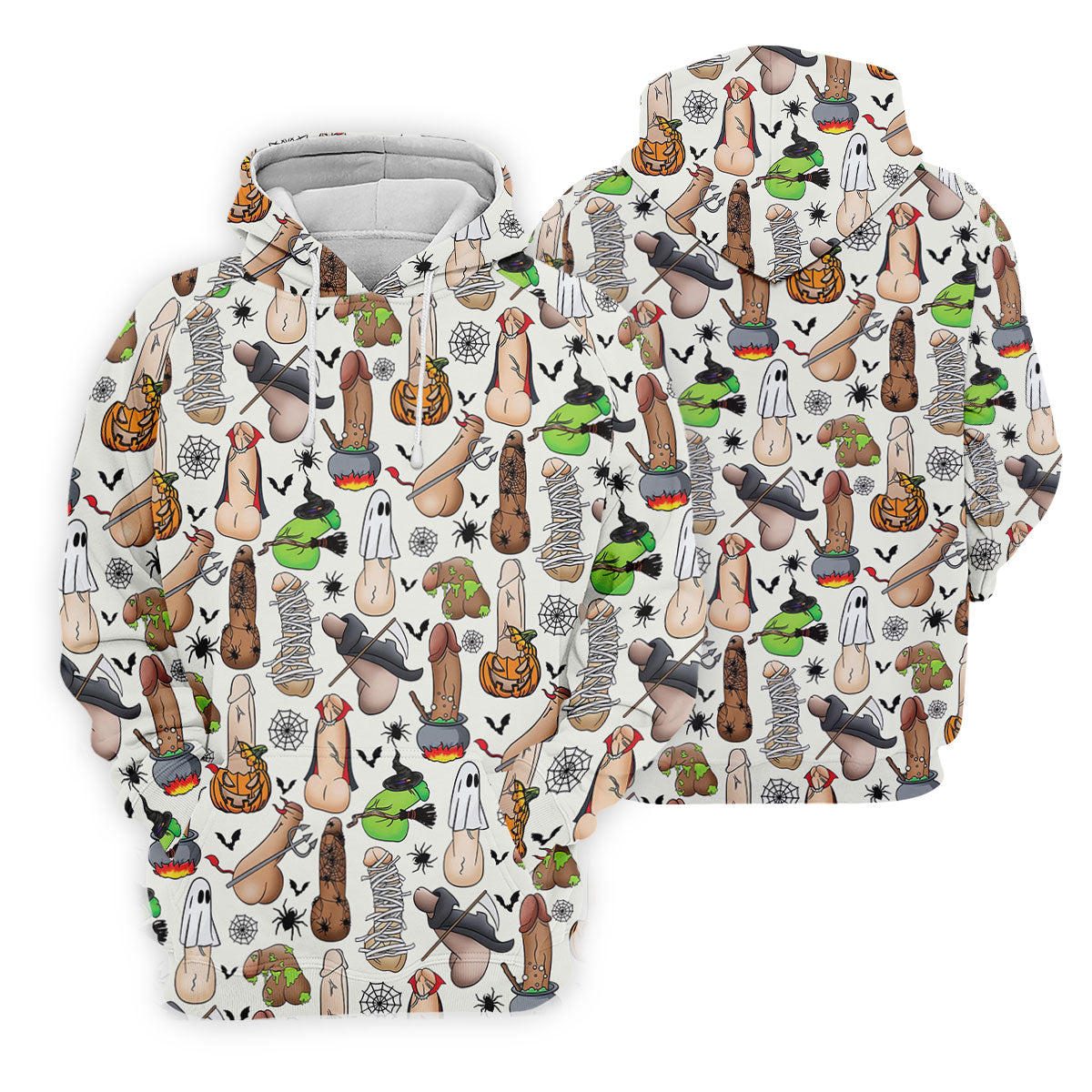 Funny Adult Halloween Pattern Golf Polo Shirt, Men's Golf Shirt, Hawaiian Golf Shirt