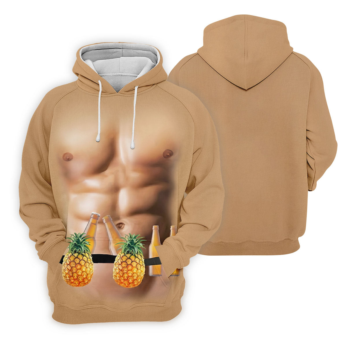 Funny Muscle Pineapple Beer Hawaiian Golf Shirt, Golf Shirt For Women, Golfing Apparel