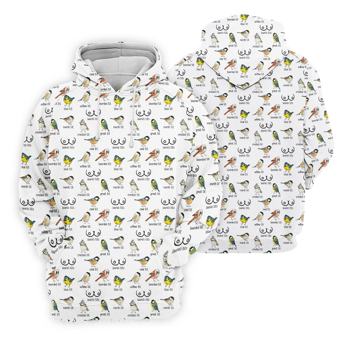 Funny Birds Adult Humor Ladies Golf Tops, Fun Women's Golf Shirts, Ladies Golf Shirt