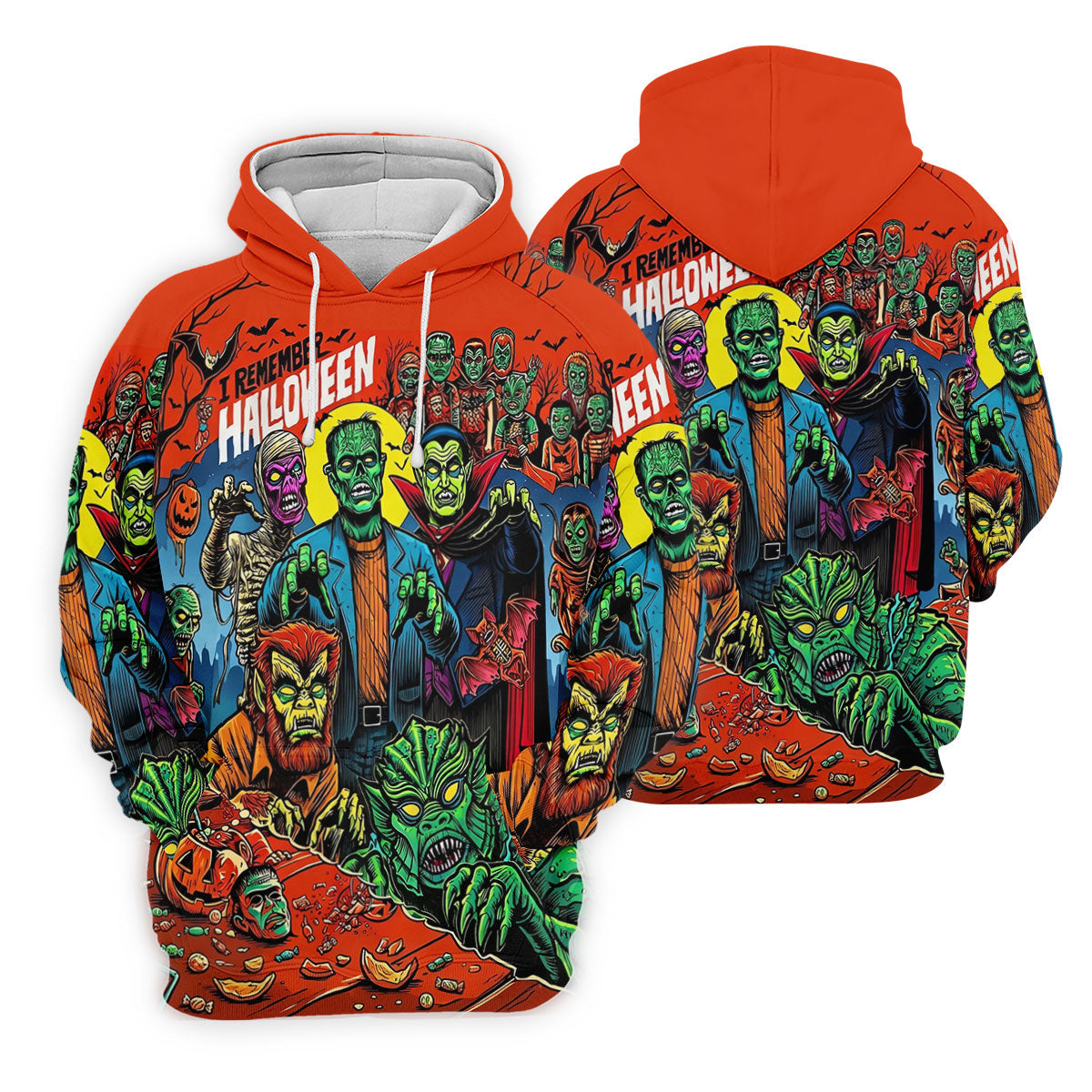 I Remember Halloween Classic Monster Golf Polo Shirt, Women's Golf Polo, Ladies Golf Shirts