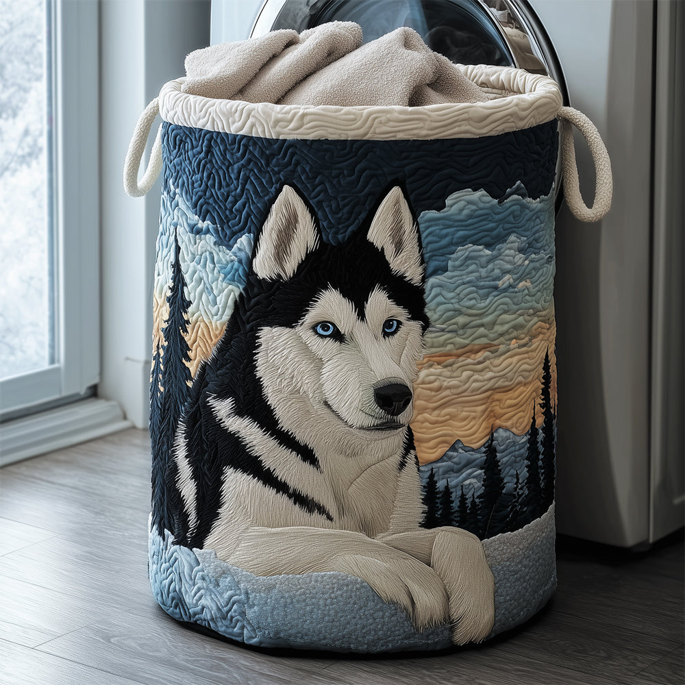 Husky Spirit Laundry Basket Laundry Gifts, Housewarming Gift Ideas, Mother's Day Gifts