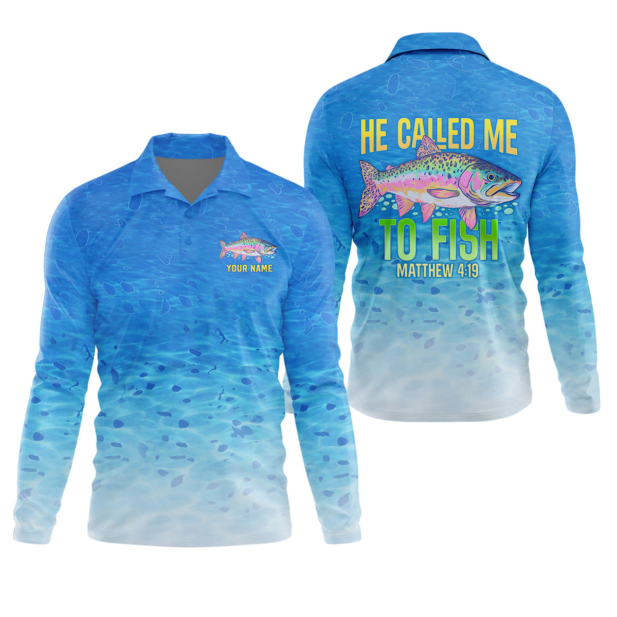 He Called Me To Fish Christian Fishing Shirt, Fishing UPF Shirts, Fisherman Gift For Men