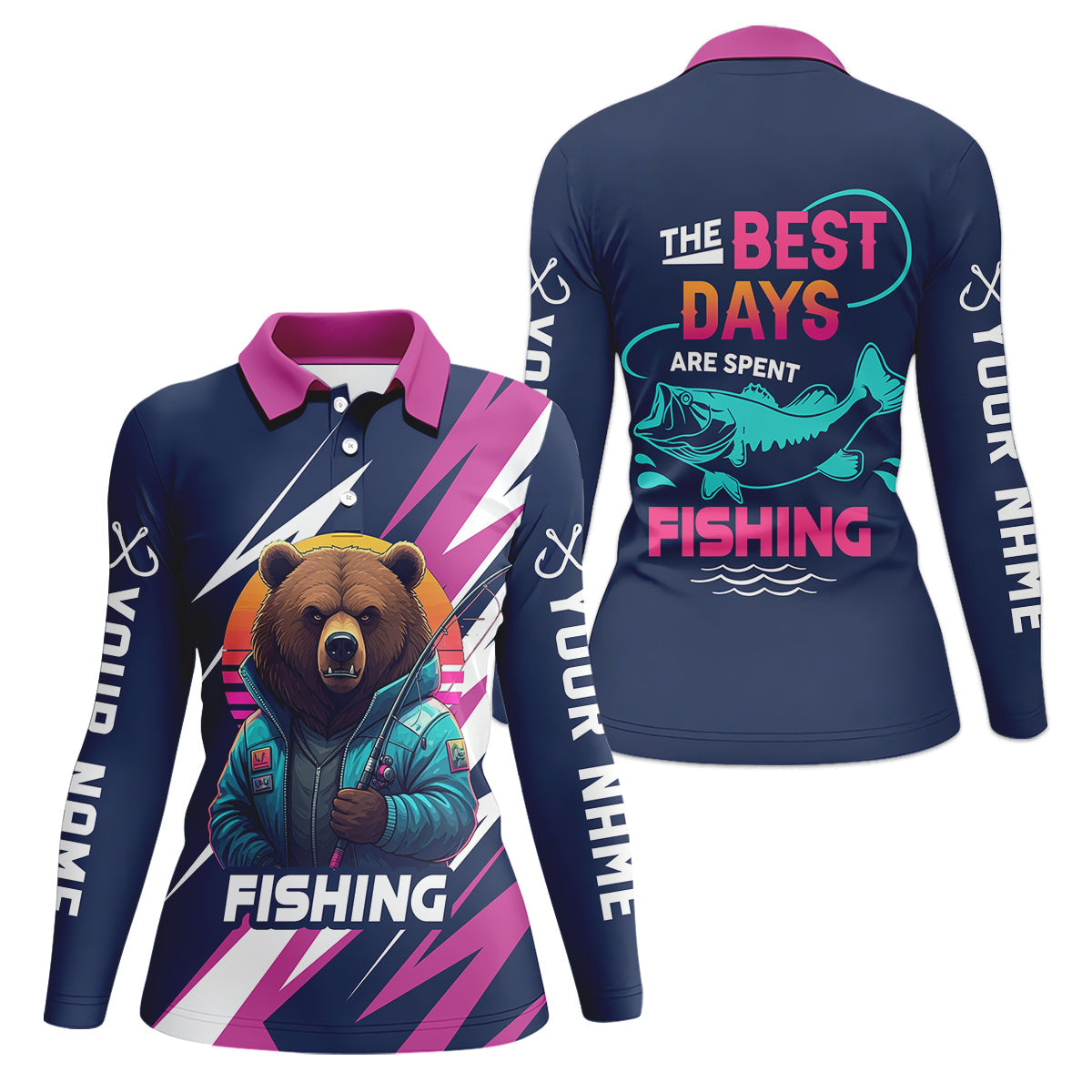 The Best Days Are Spent Fishing Shirt For Women, Fishing Gift Ideas, Female Fishing Shirts