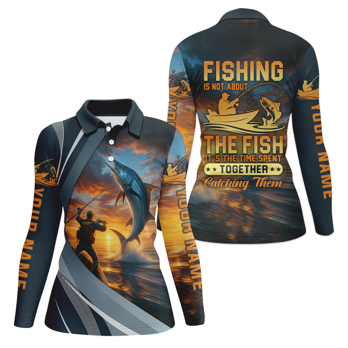 Fishing Is Not About The Fish Fishing UPF Shirts, Tournament Fishing Shirts, Women Fishing Shirt