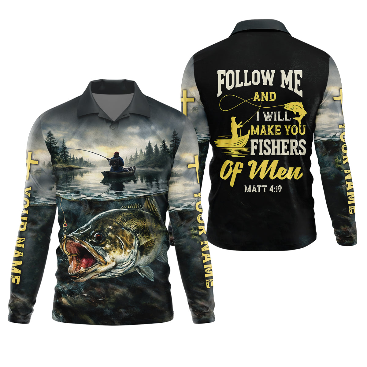 Called to Fish for Men – Christian Fishing Shirt, Fishing UPF Shirts, Funny Fishing Shirt