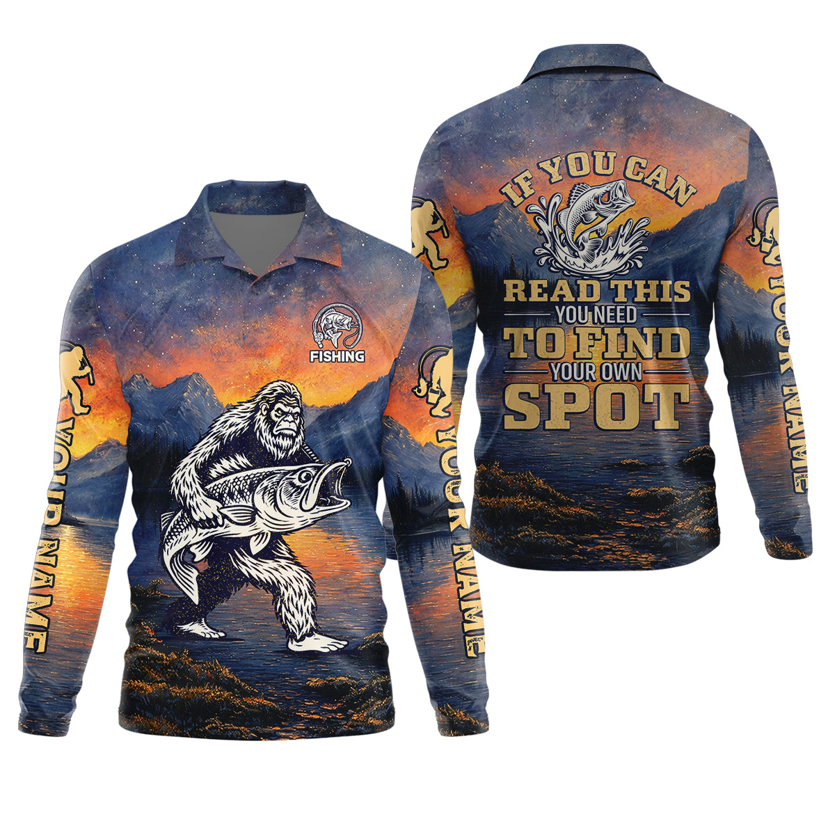 If You Can Read This – Find Your Own Fishing Spot Shirt, Fishing UPF Shirts, Funny Fishing Shirt