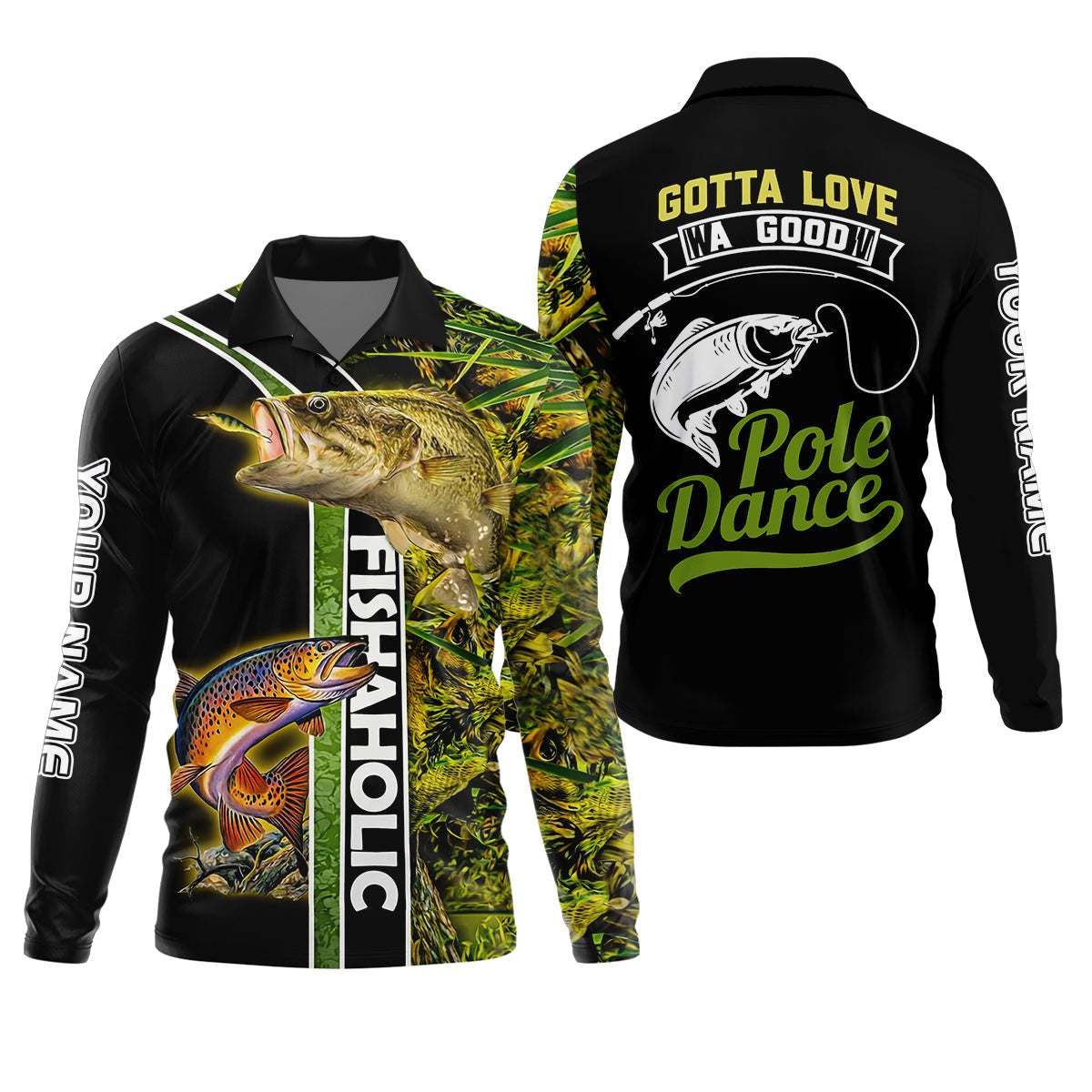 Gotta Love A Good Pole Dance Fishaholic Fishing UPF Shirts, Funny Fishing Shirt, Fishing Gift for Men