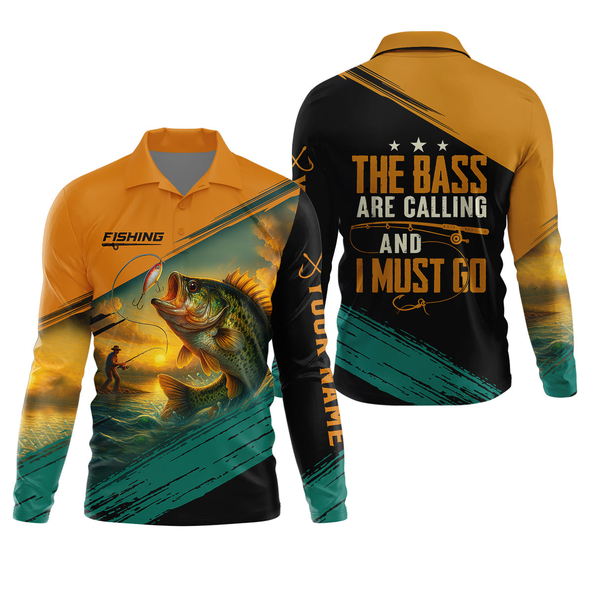 The Bass Are Calling And I Must Go SPF Shirt For Men, Gift For Fisherman, Largemouth Bass Fishing