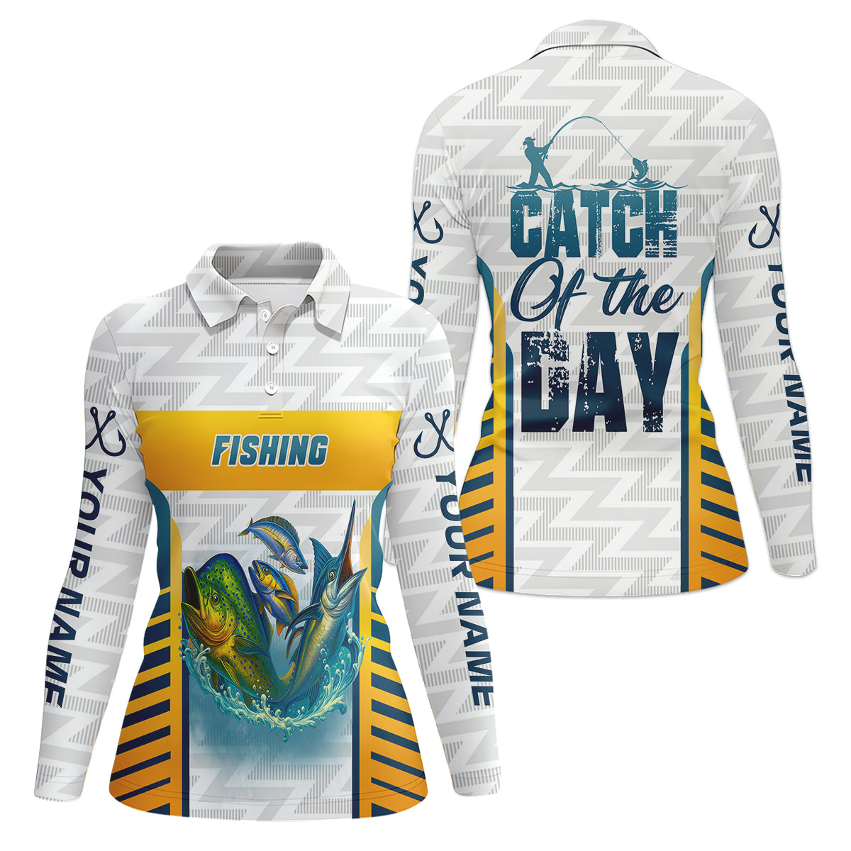 Catch Of The Day Fishing Shirt For Women, Women SPF Shirt, Funny Fishing Shirt, Female Fishing Shirts