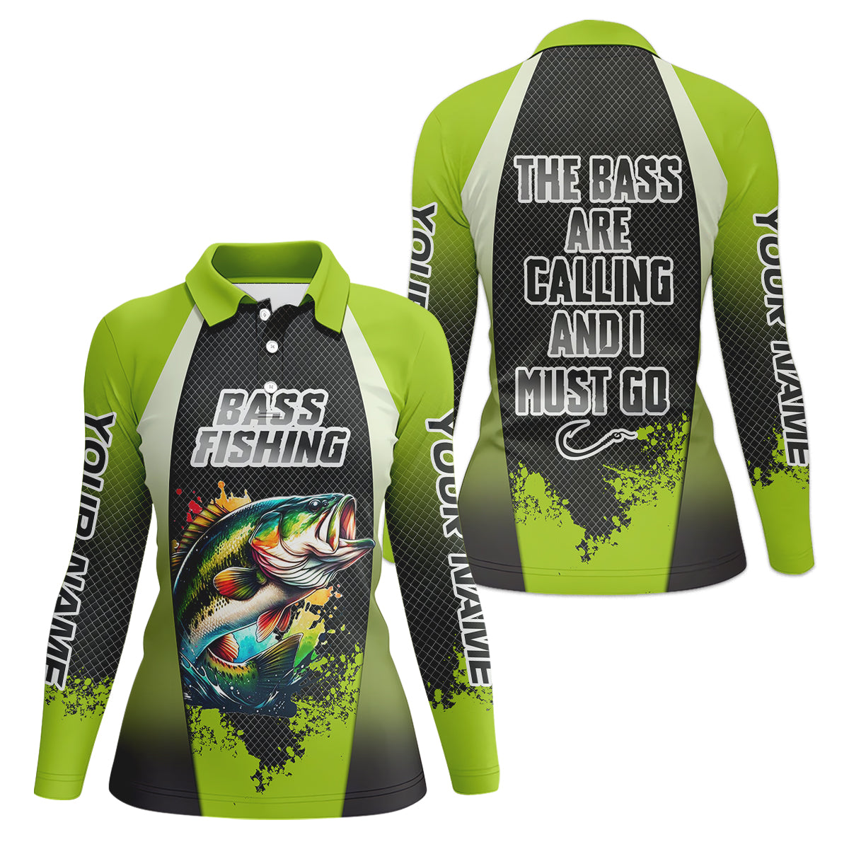 The Bass Are Calling And I Must Go Bass Fishing Women SPF Shirt, Funny Fishing Shirt, Women Fishing Shirt