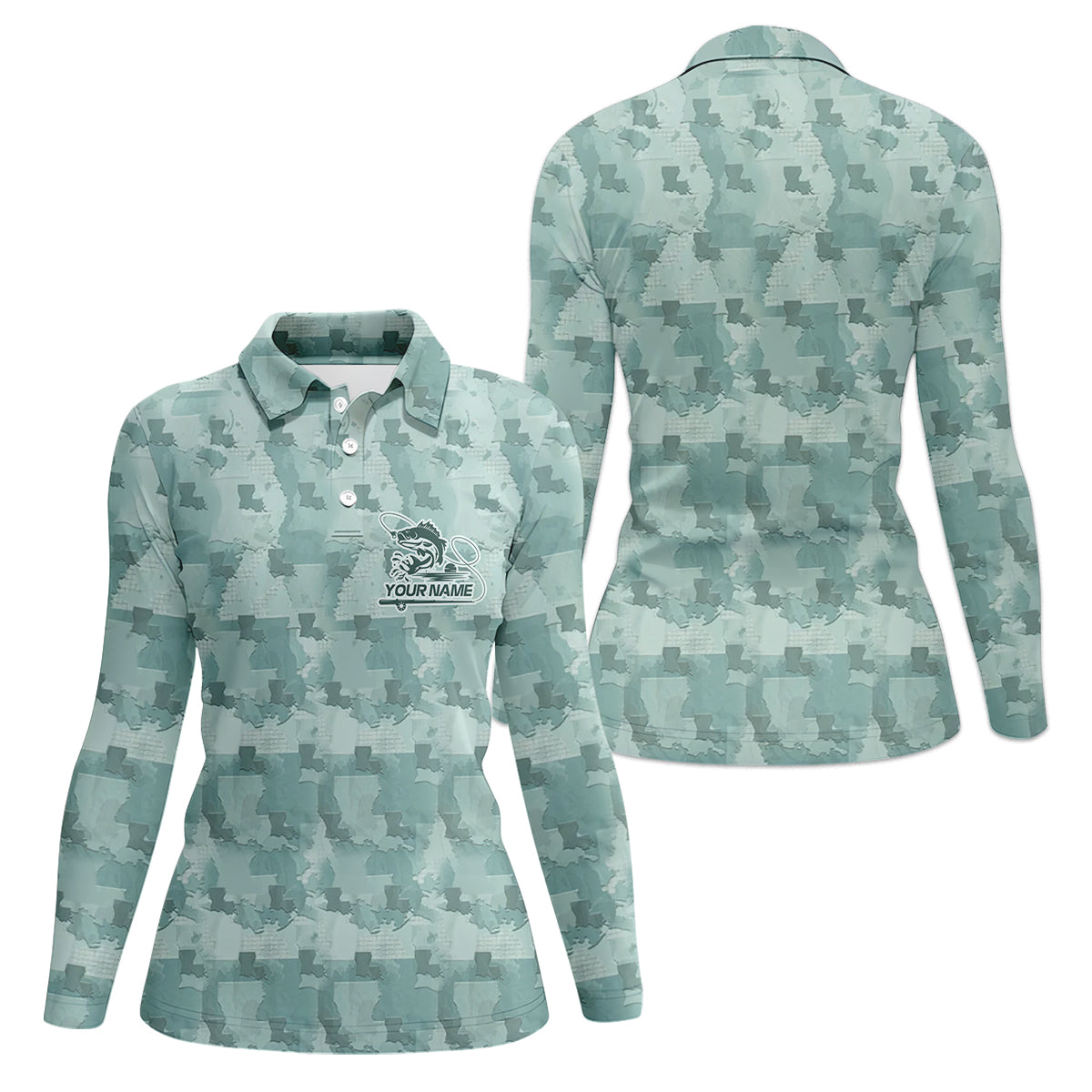Florida Camo Fishing UPF Shirts, Performance Fishing Shirts, Women SPF Shirt, Female Fishing Shirts