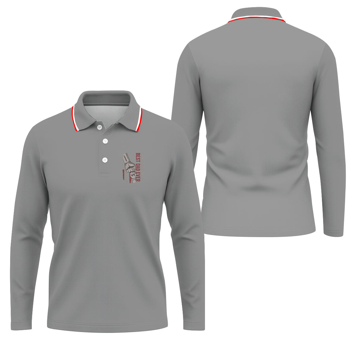 Best Dad Ever Father's Day Golf Shirt, Golf Gift For Dad, Golf Shirts For Men