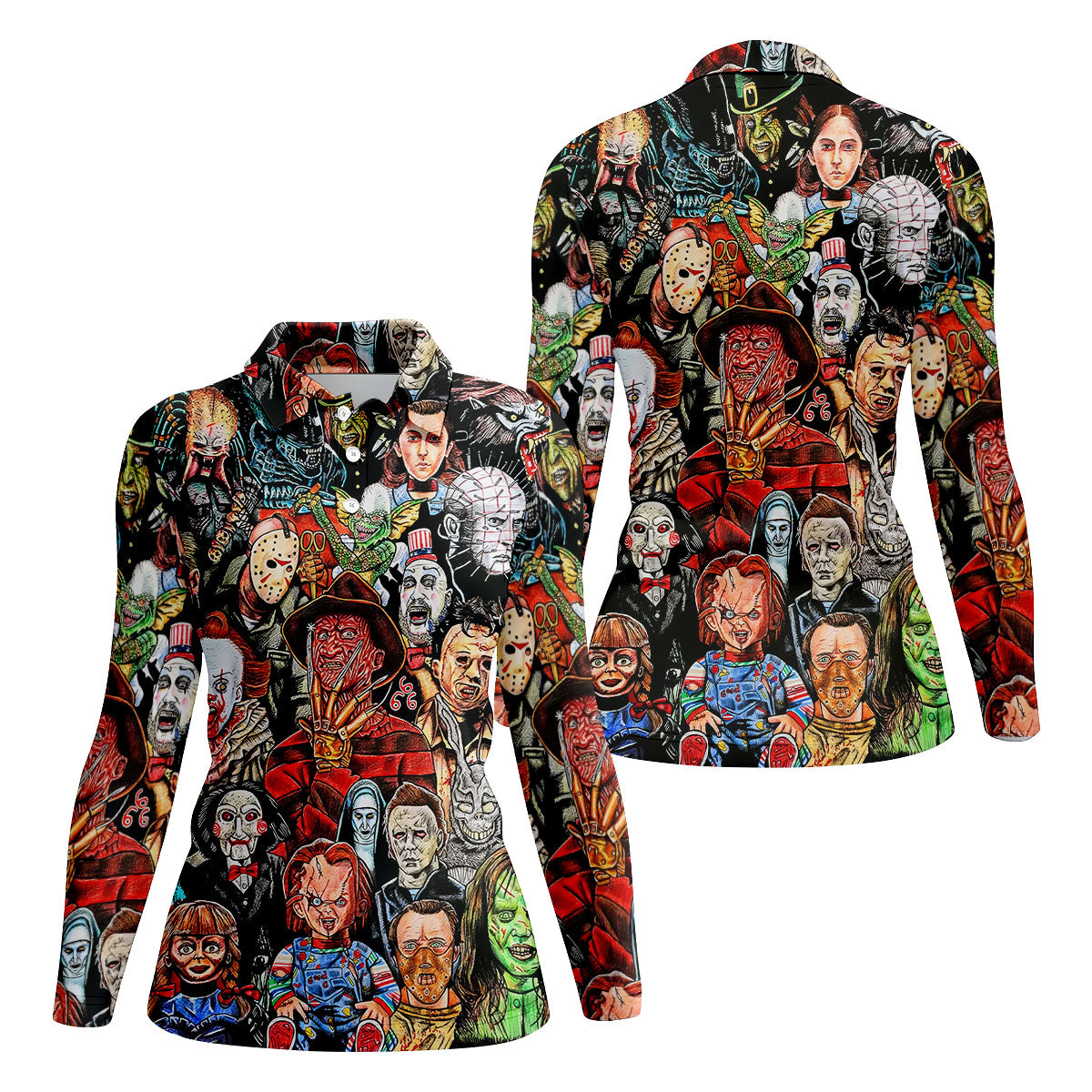 Halloween Golf Shirts Women Golf Top, Gifts For Golf Lovers, Golf Gifts For Women, Ladies Golf Shirts