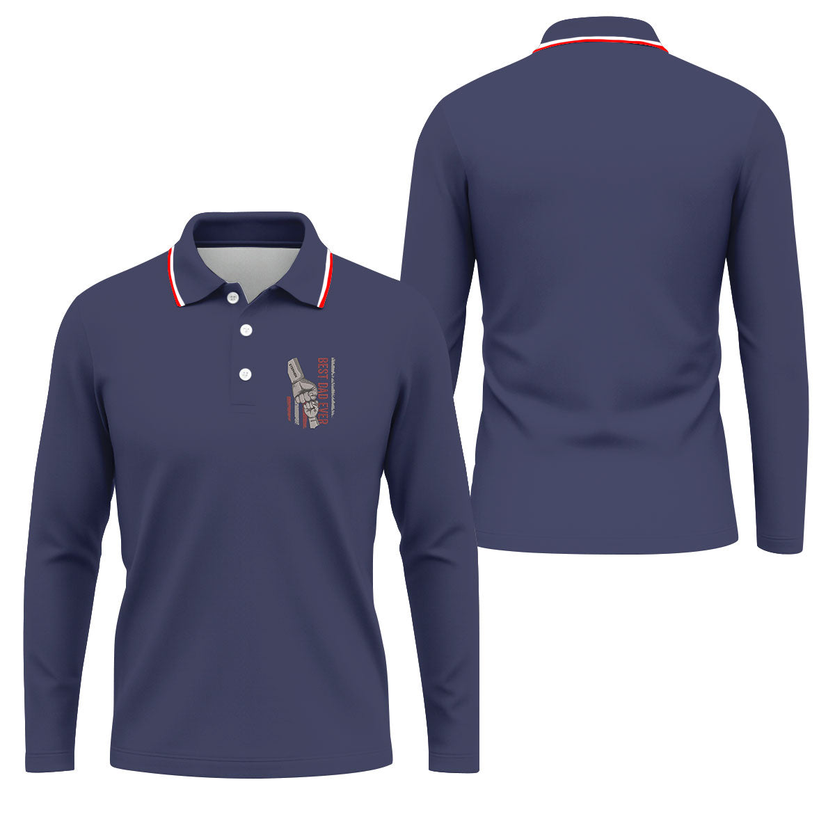 Best Dad Ever Father's Day Golf Shirt, Golf Gift For Dad, Golf Shirts For Men