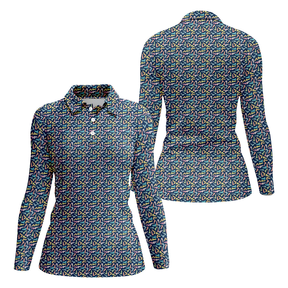 Funny Dirty Humor Ladies Golf Tops, Fun Women's Golf Shirts, Valentines Golf Gift, Golf Shirt For Women