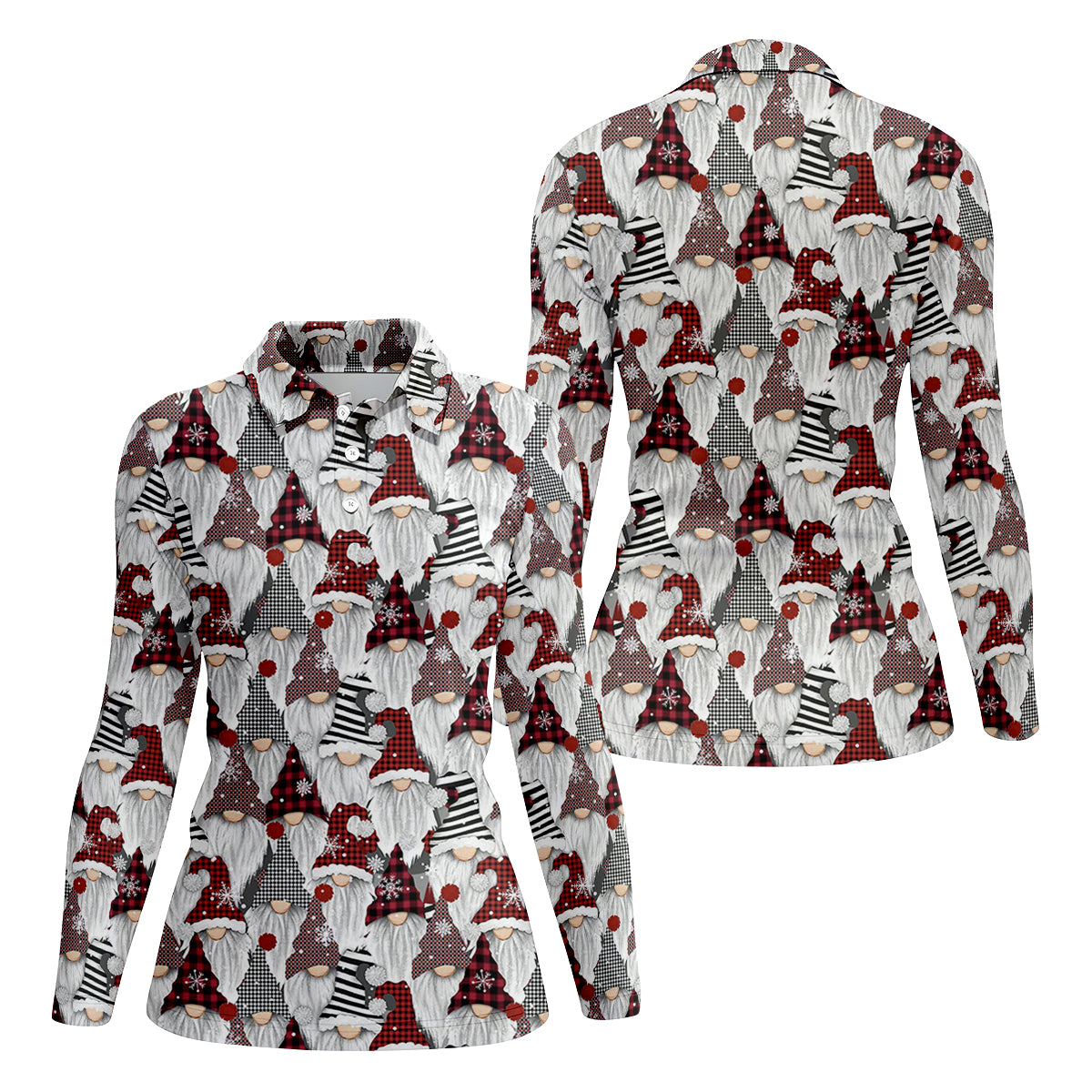 Casual Christmas Golf Tops For Women, Gift Christmas Golf Shirt Polos, Ladies Golf Apparel