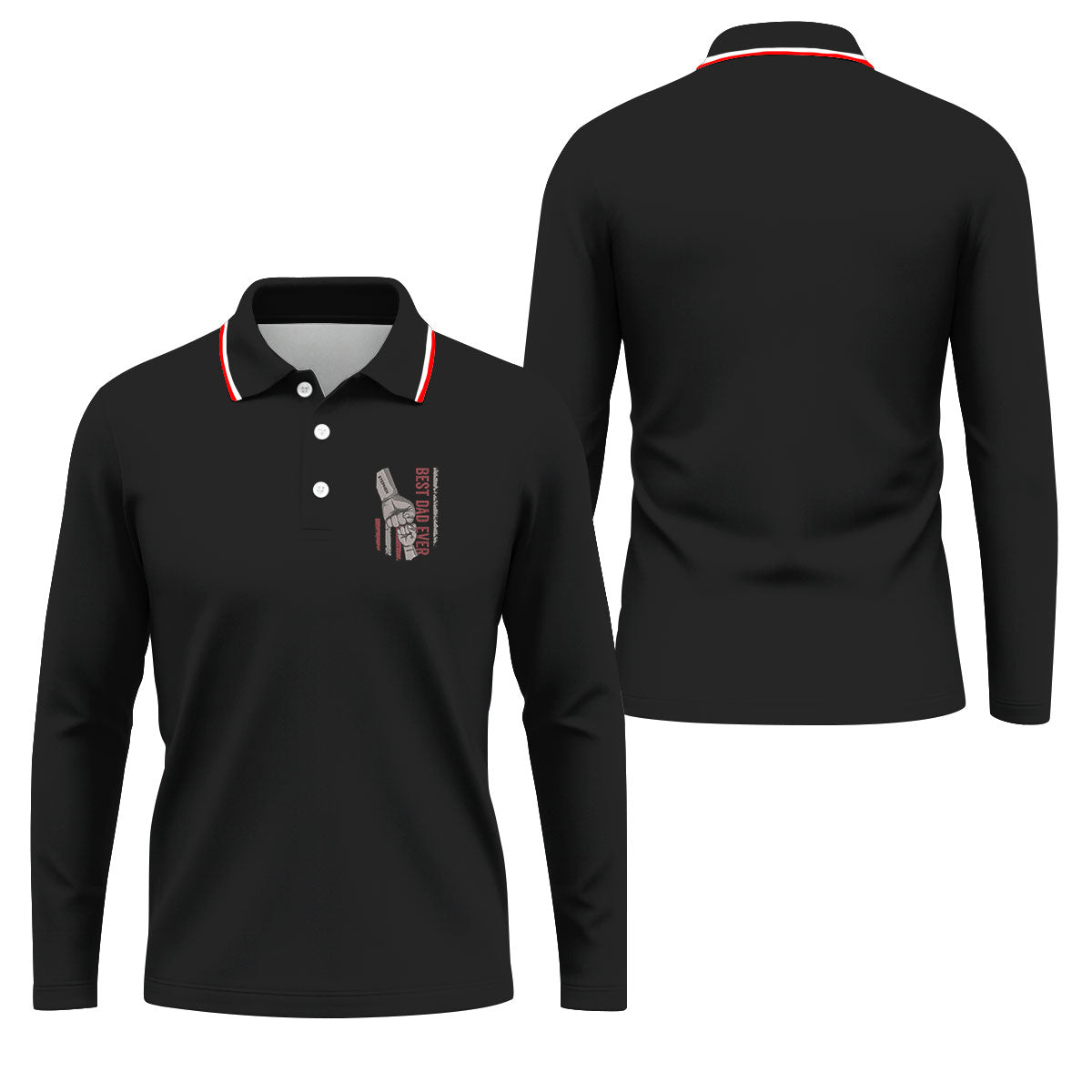 Best Dad Ever Father's Day Golf Shirt, Golf Gift For Dad, Golf Shirts For Men
