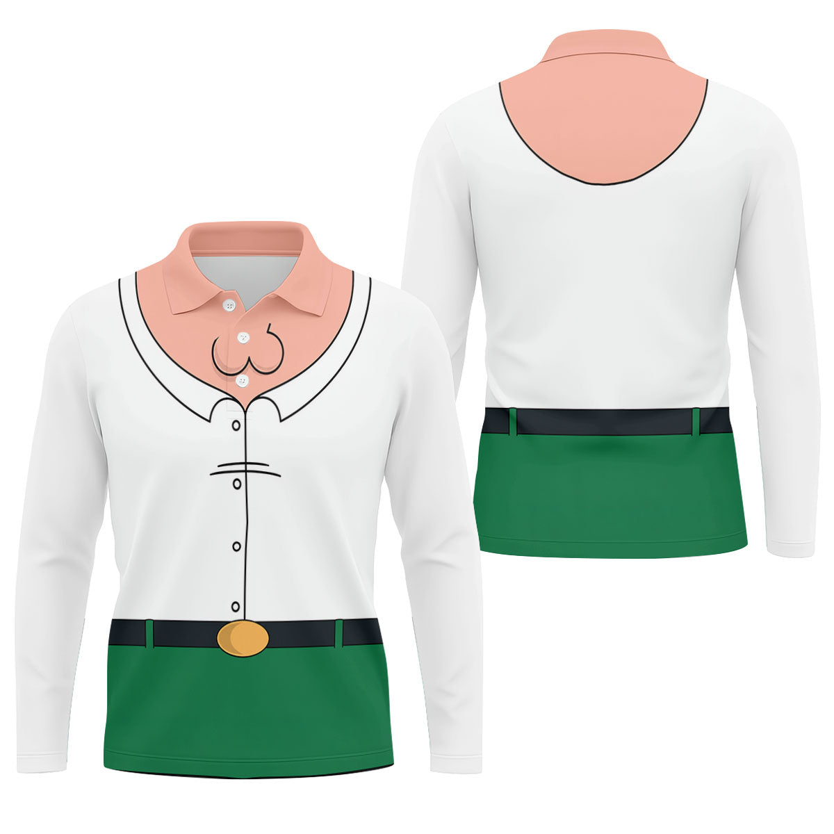 Funny Cartoon Costume Halloween Polo Shirt, Golf Polo For Men, Mens Golf Apparel