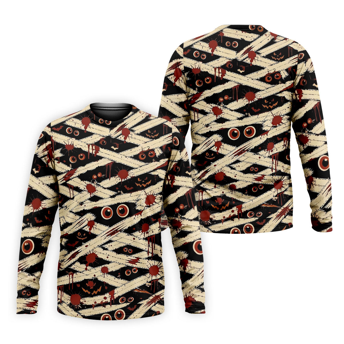 Mummy Horror Character Halloween Golf Polo Shirt, Golf Outfit For Men, Mens Golf Polo