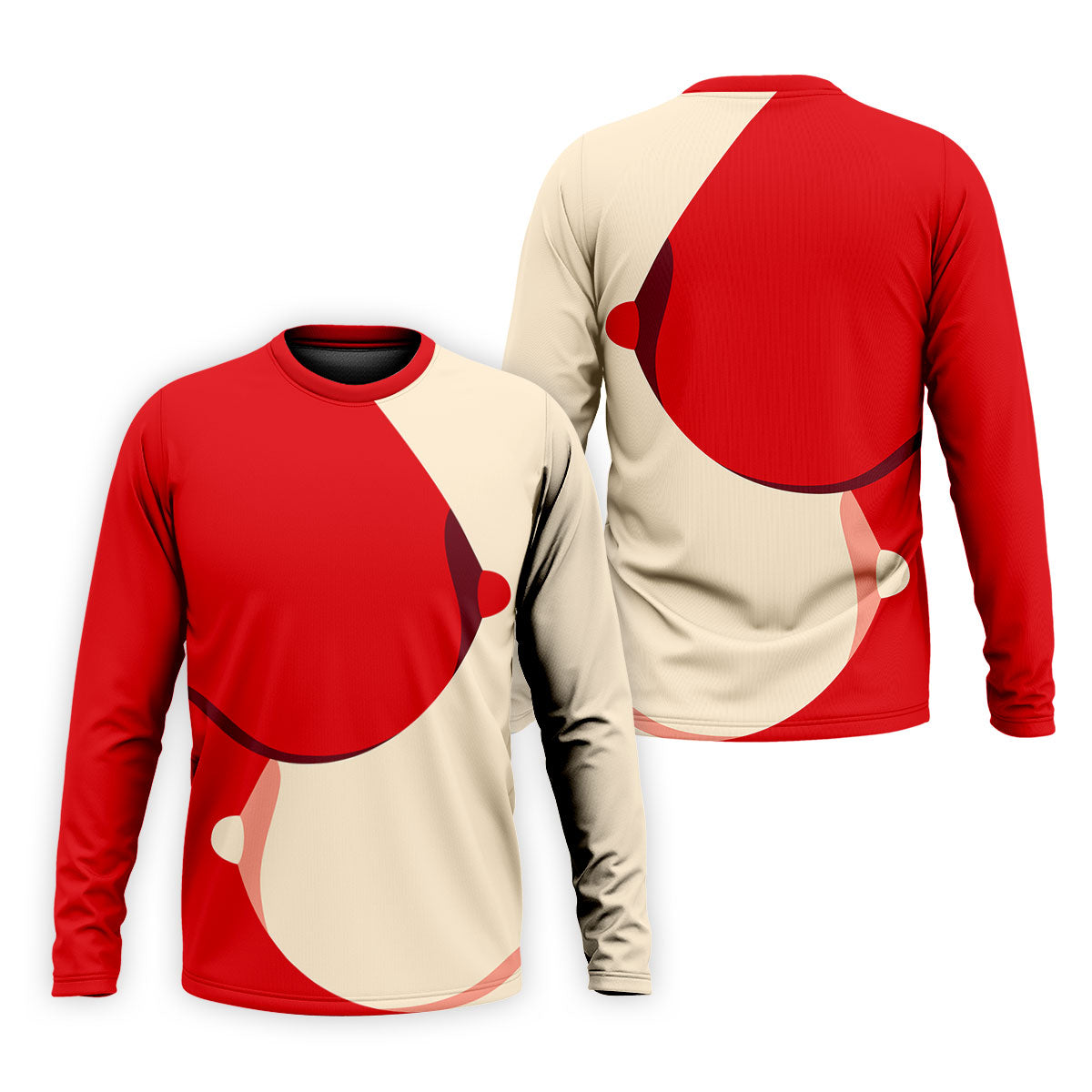 Santa Claus Belly Christmas Design Hawaiian Golf Shirt, Golf Shirts For Men, Polo Shirts For Men