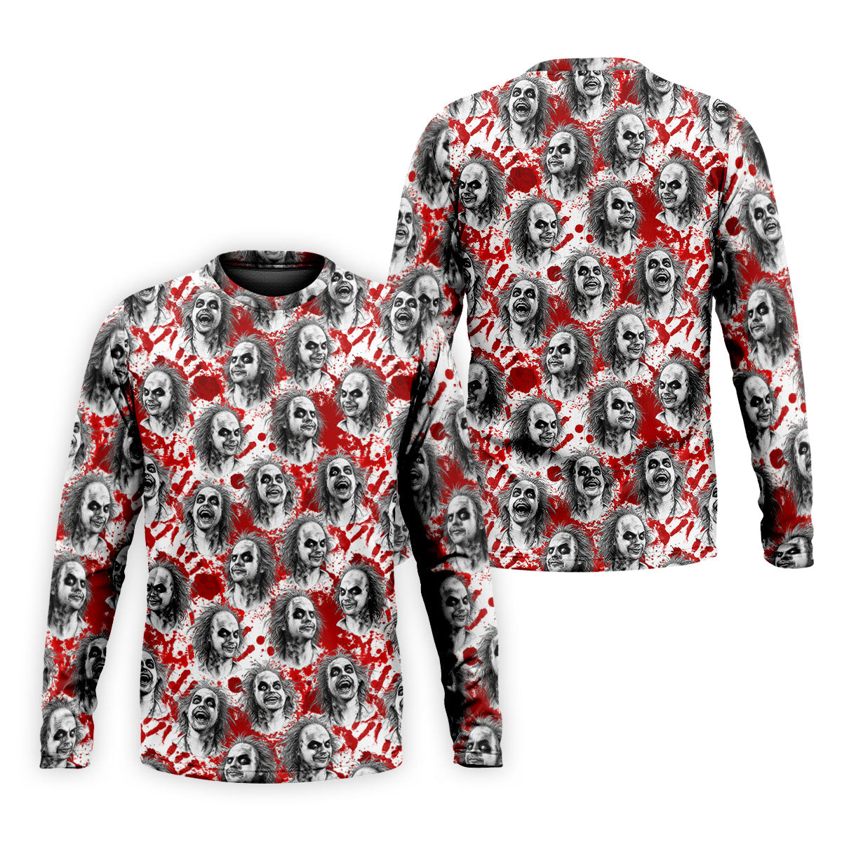 Halloween Horror Character Faces Polo Shirt, Polo Shirts For Men, Mens Golf Shirts