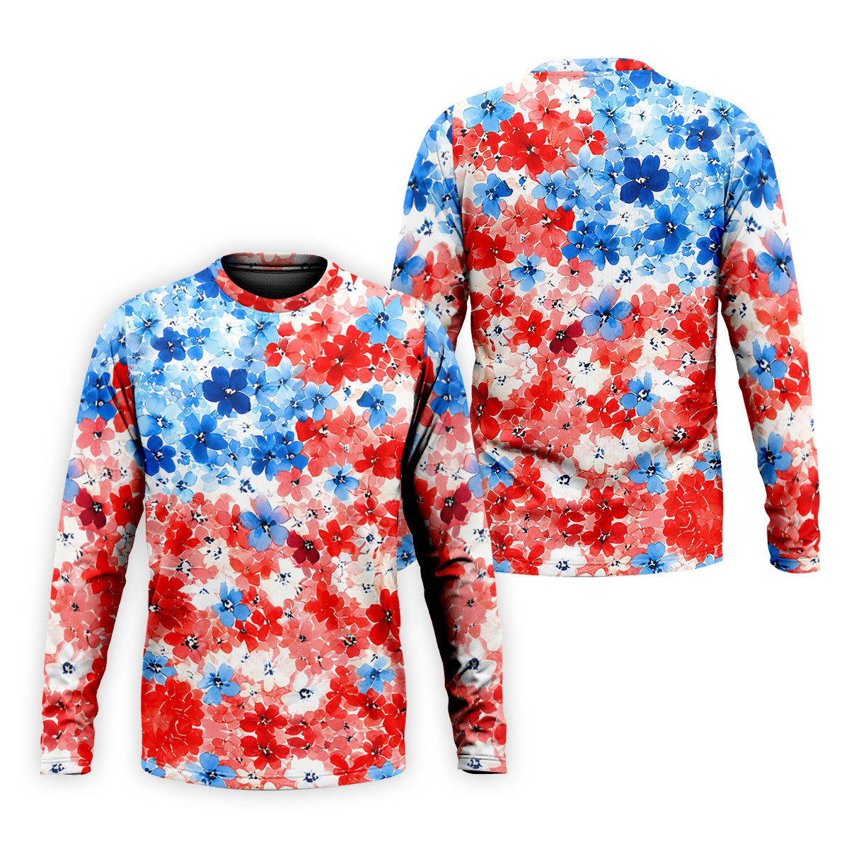 Red White Blue Hawaiian Golf Shirt, 250 Years Men's Golf Shirt, Polo Shirts For Men