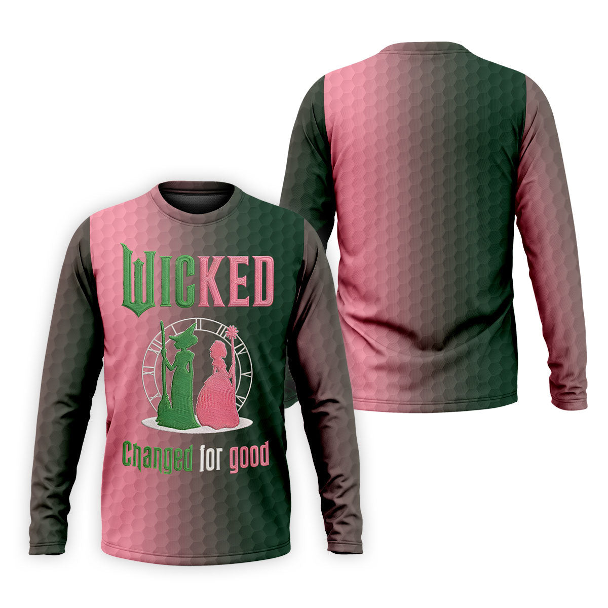 Wicked Changed For Good Embroidered Golf Shirt, Men's Golf Shirt, Hawaiian Golf Shirt