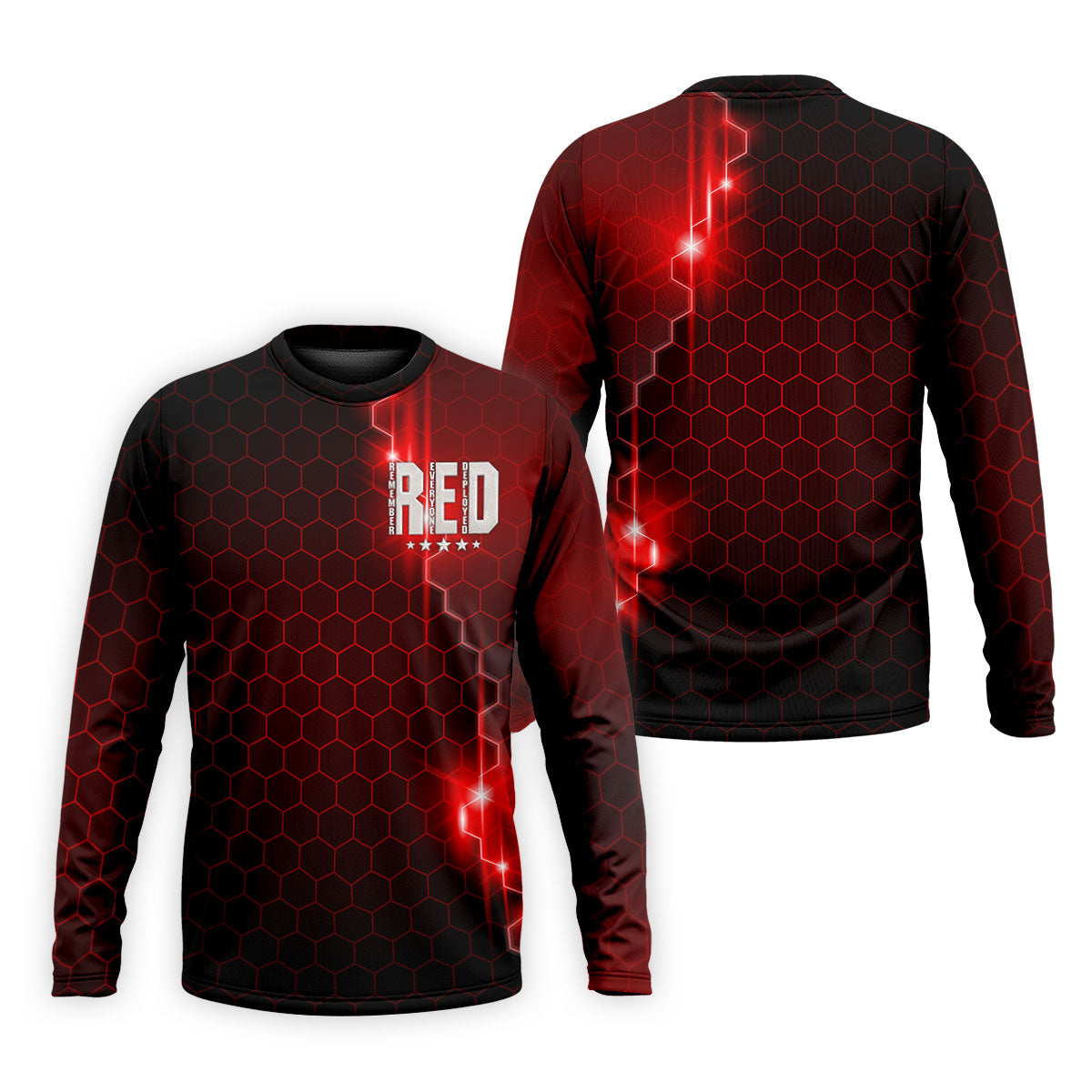 Remember Everyone Deployed Hexagonal Gradient Father's Day Golf Shirt, 250 Years Polo Shirts For Men