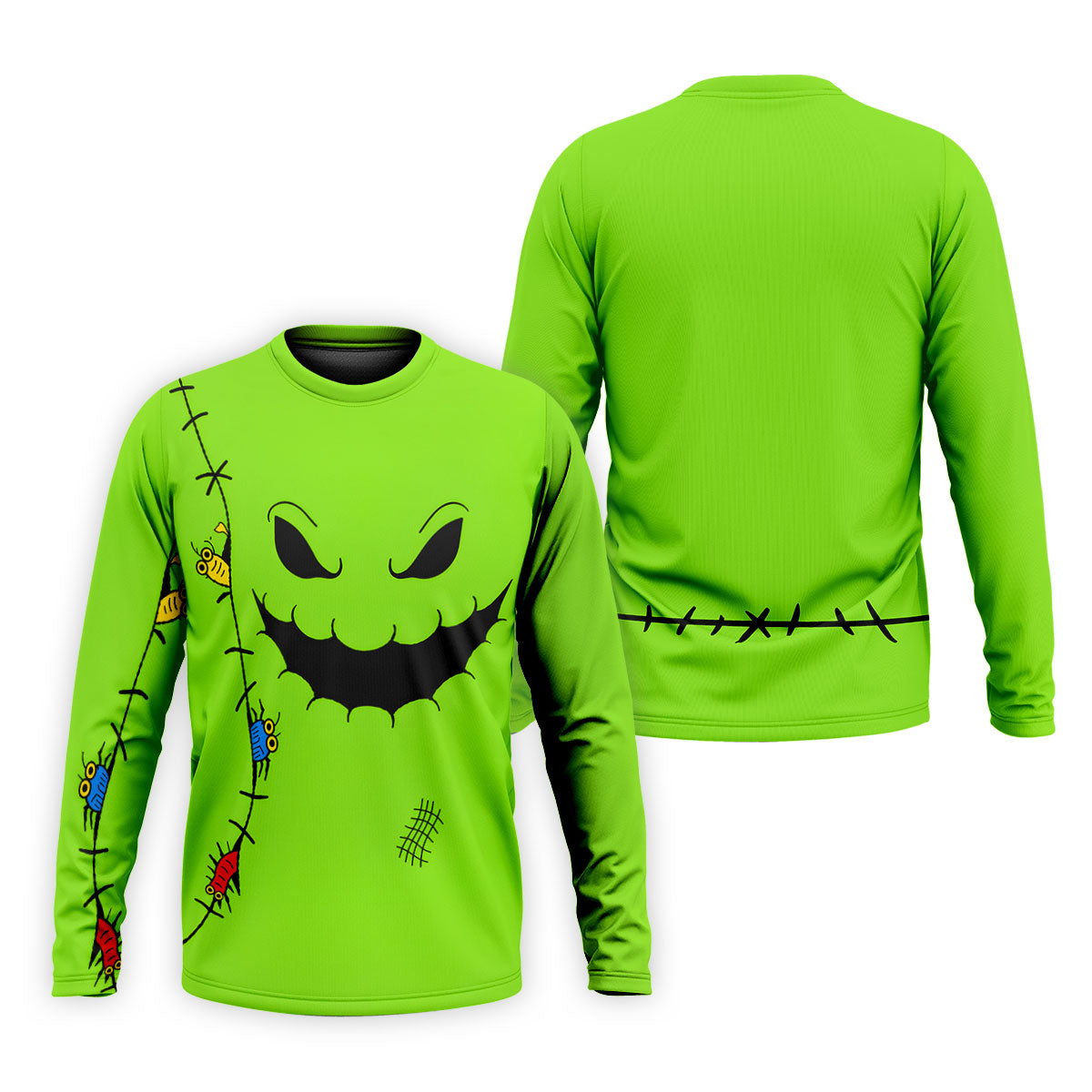 Halloween Monster Face Sleeveless Golf Polo Shirt, Mens Golf Polo, Golf Shirts For Men