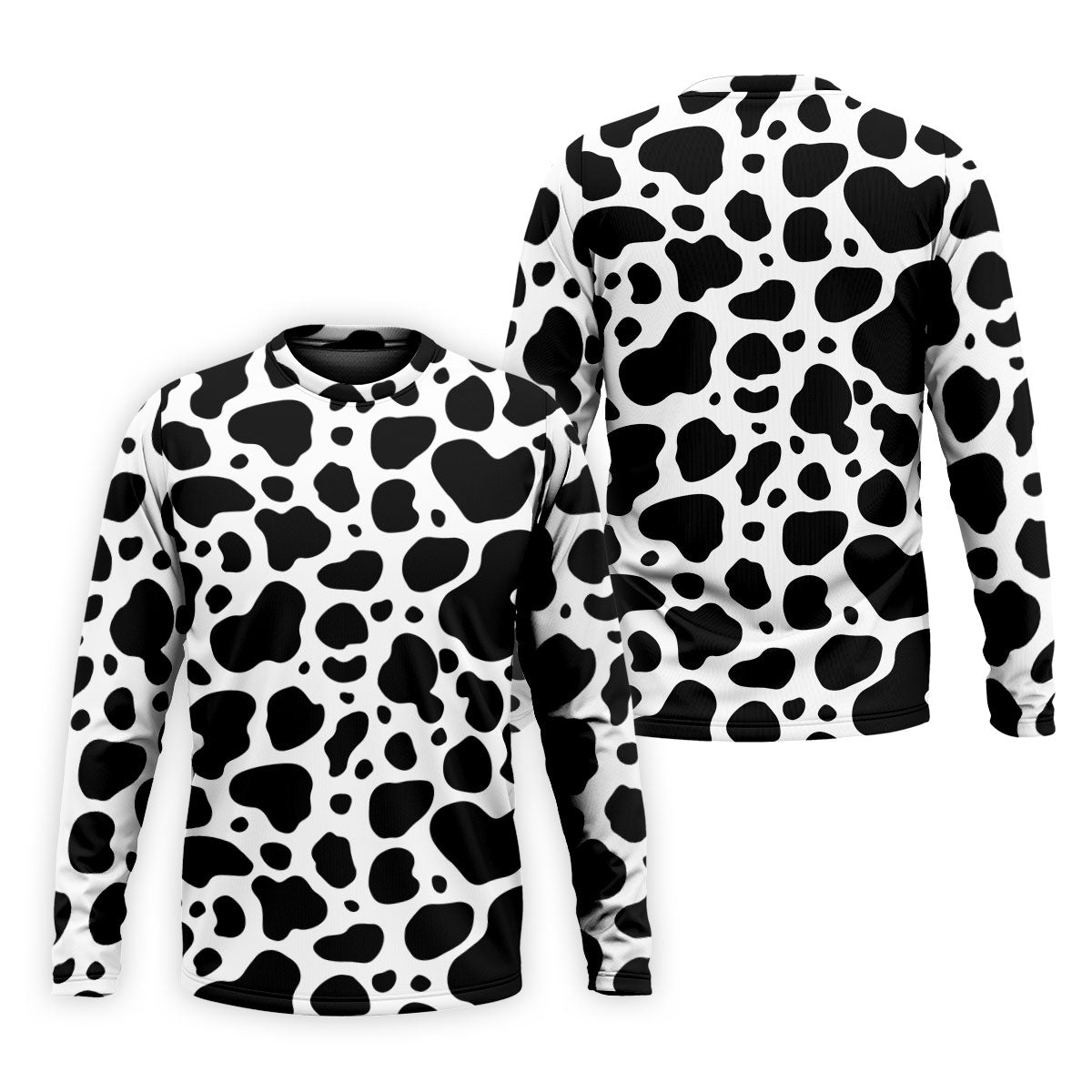 Cowhide Pattern Golf Shirt, Western Ranch Inspired Design, Golf Shirt For Men