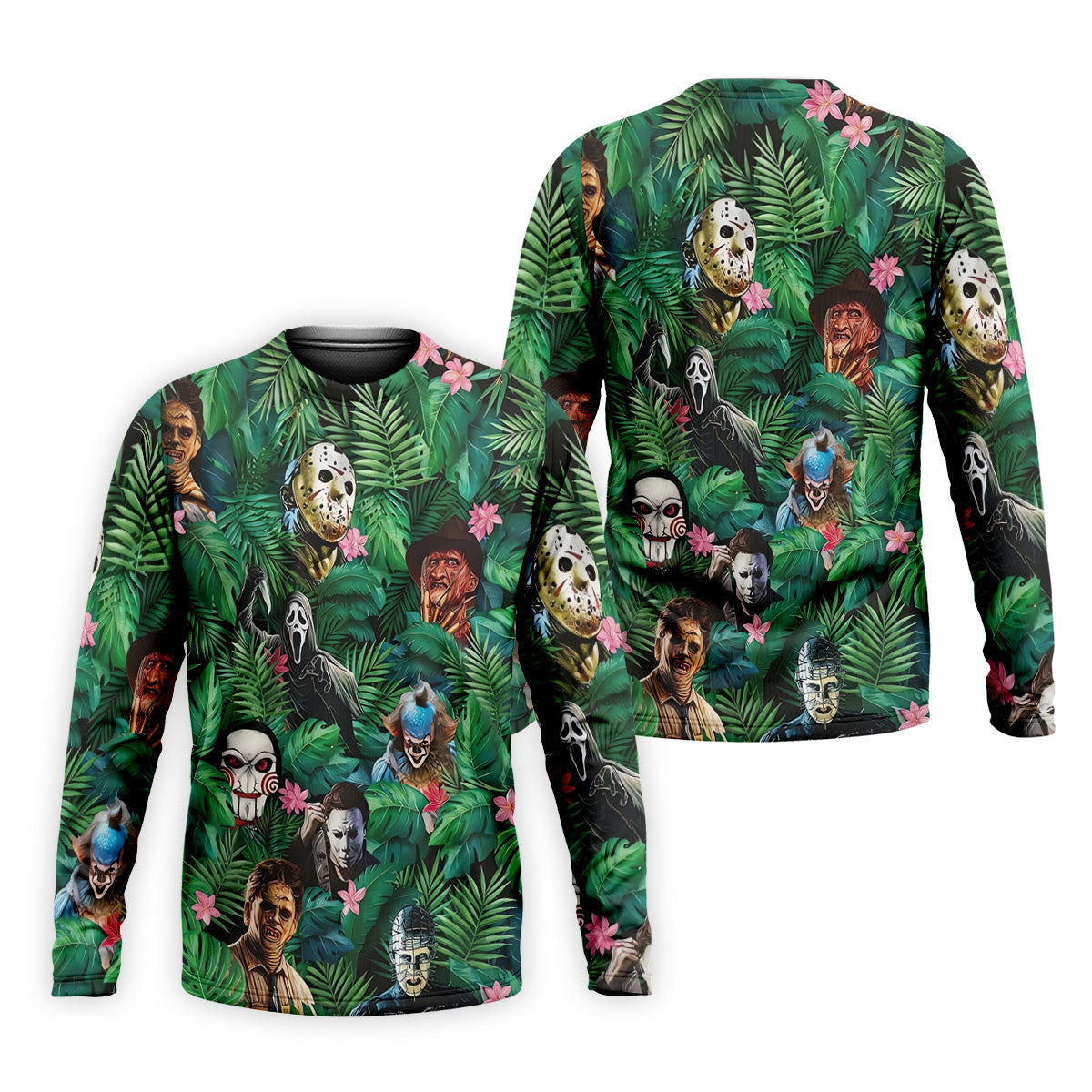 Hidden Horror Villains Jungle Hawaiian Golf Shirt, Hawaiian Golf Shirt, Golf Polo Shirts For Men