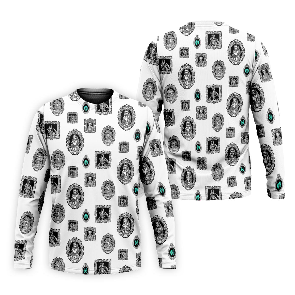 Gothic Portrait Halloween Horror Character Polo Shirt, Golf Shirt, Golf Shirts For Men