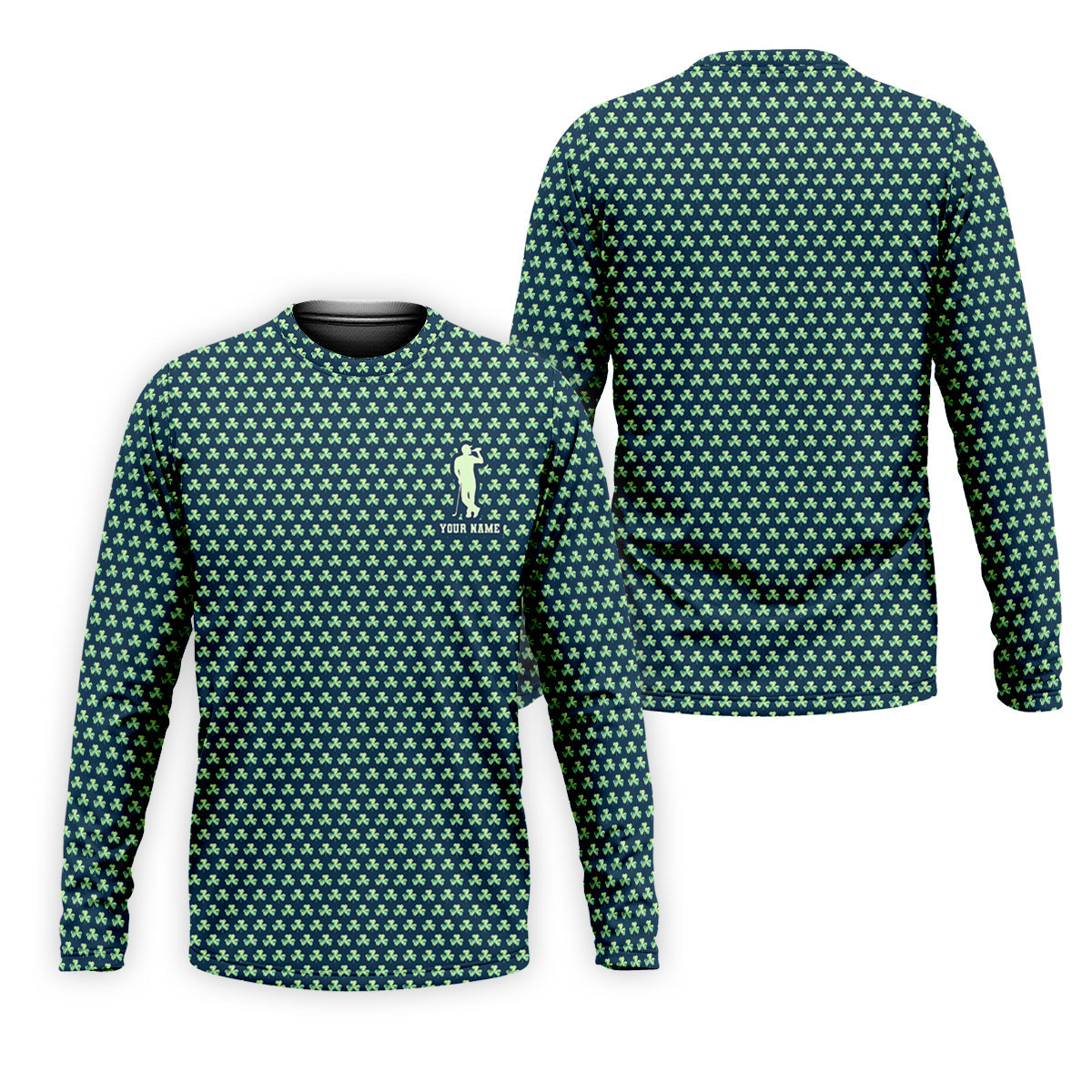 St Patrick's Day Shamrock Golf And Beer Green Golf Shirt, Polo ShirtFor Men, Golf Shirts For Men