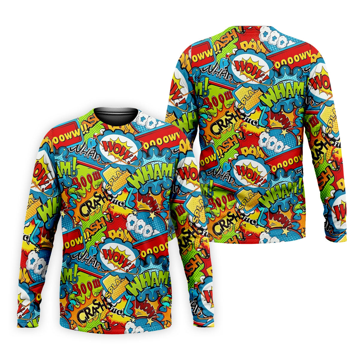 Funny Comic Pop Art Hawaiian Golf Shirt, Mens Golf Shirts, Golf Apparel For Men