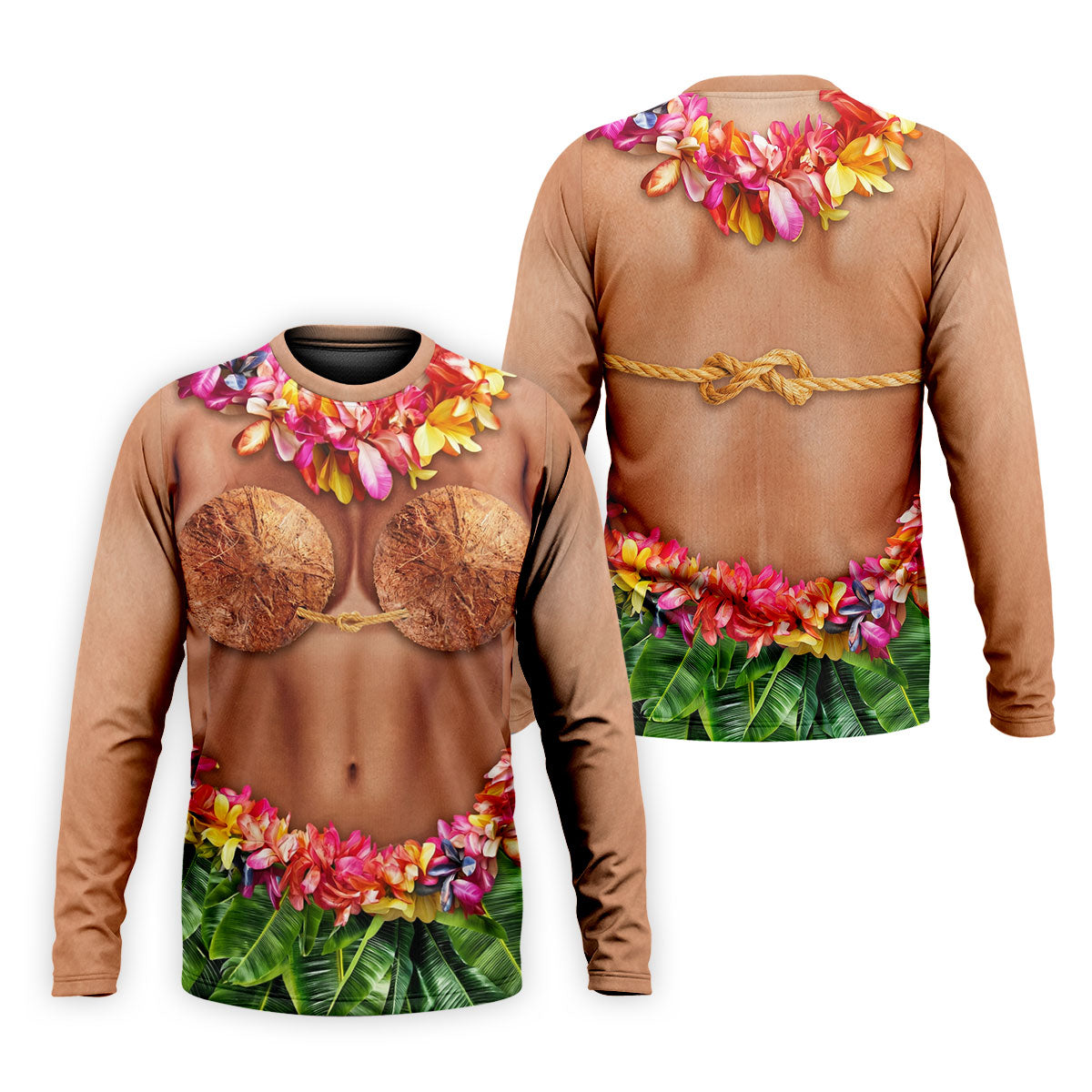 Tropical Theme Party Hawaiian Golf Shirt, Men's Funny Golf Shirts, Polo Shirts For Men