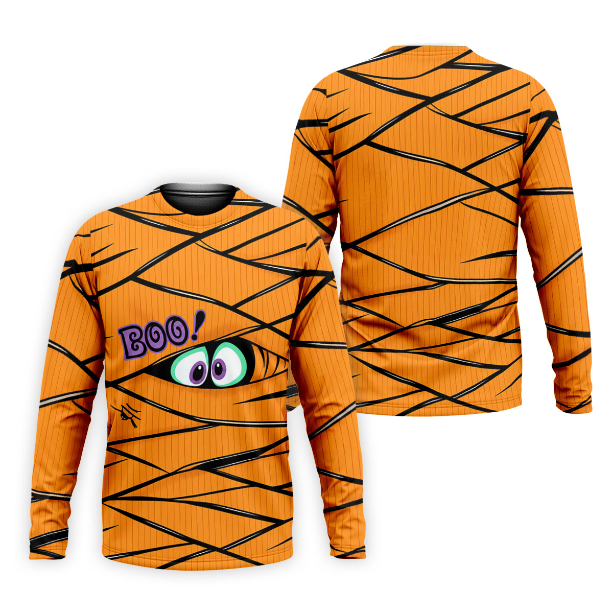 Boo Mummy Halloween Horror Character Polo Shirt, Polo Shirts For Men, Printed Golf Shirts