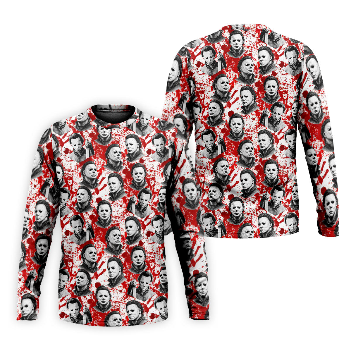 Halloween Masked Horror Character Polo Shirt, Mens Polo Shirts, Mens Golf Apparel
