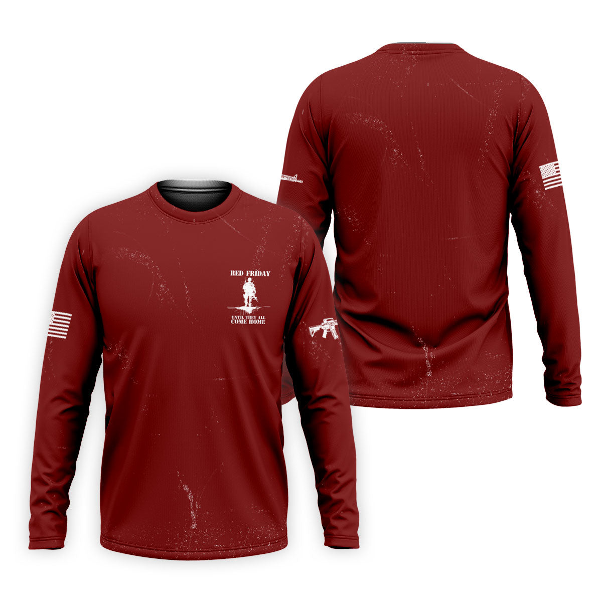RED Friday Untill They All Come Home Red Golf Shirt, Veteran Memorial 250 Years Polo Shirts For Men